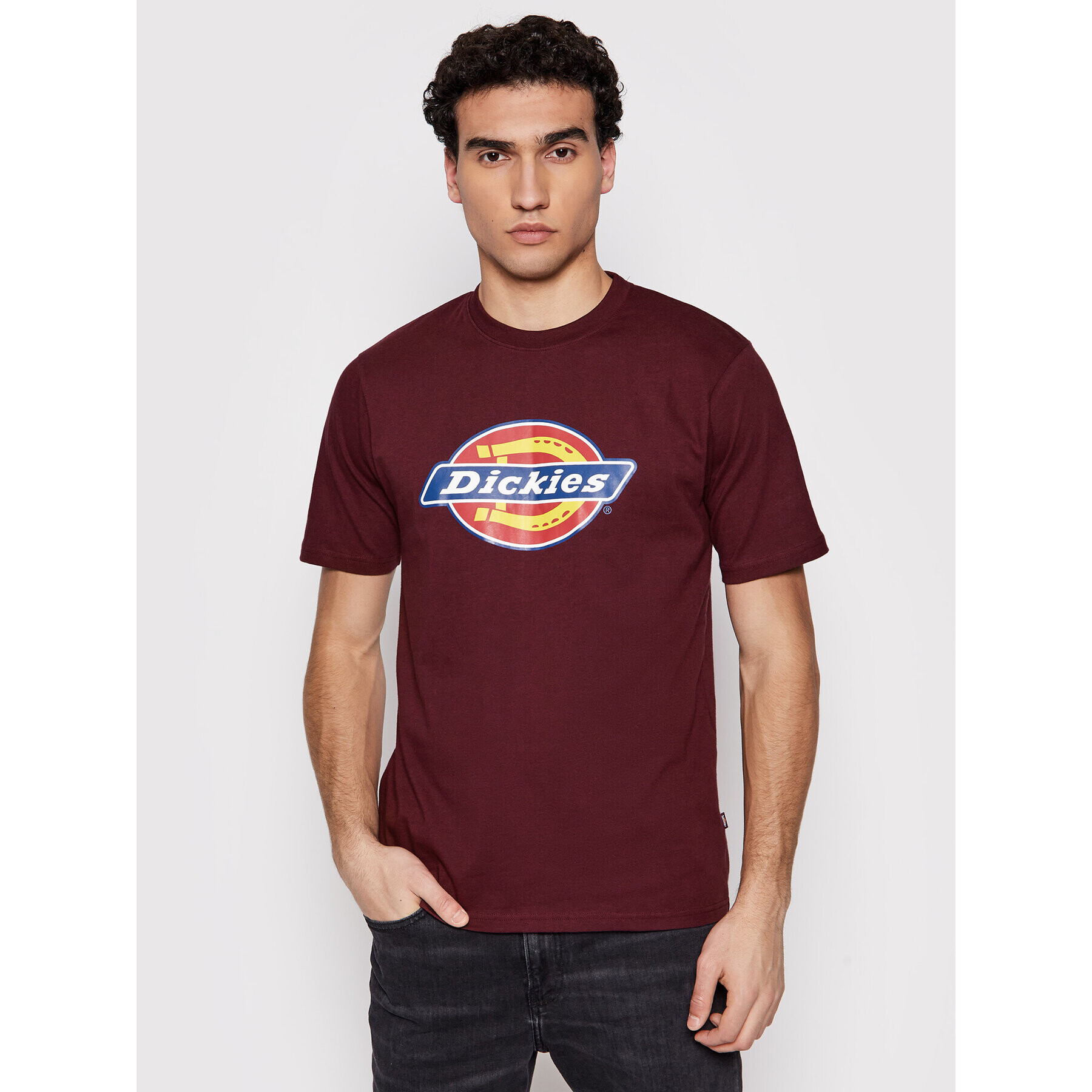 Dickies Tricou Icon Logo DK0A4XC9MR01 Vișiniu Regular Fit - Pled.ro