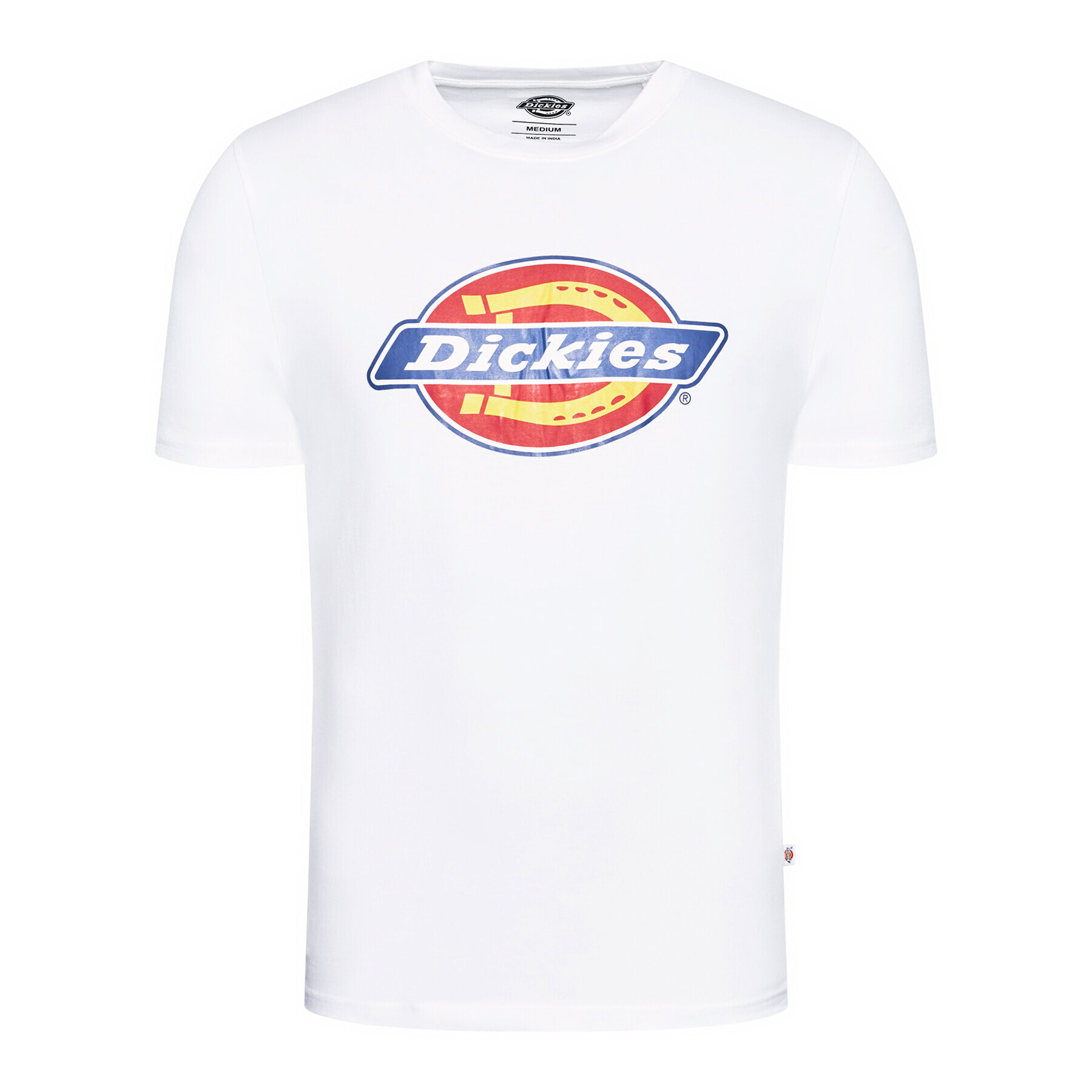 Dickies Tricou Icon Logo DK0A4XC9WHX1 Alb Regular Fit - Pled.ro