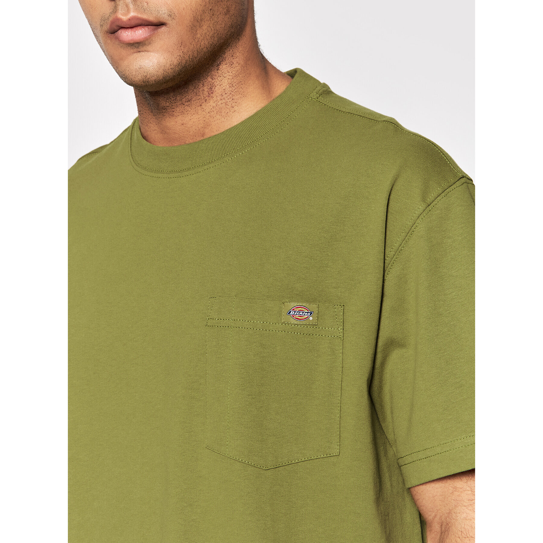 Dickies Tricou Porterdale DK0A4TMO Verde Regular Fit - Pled.ro