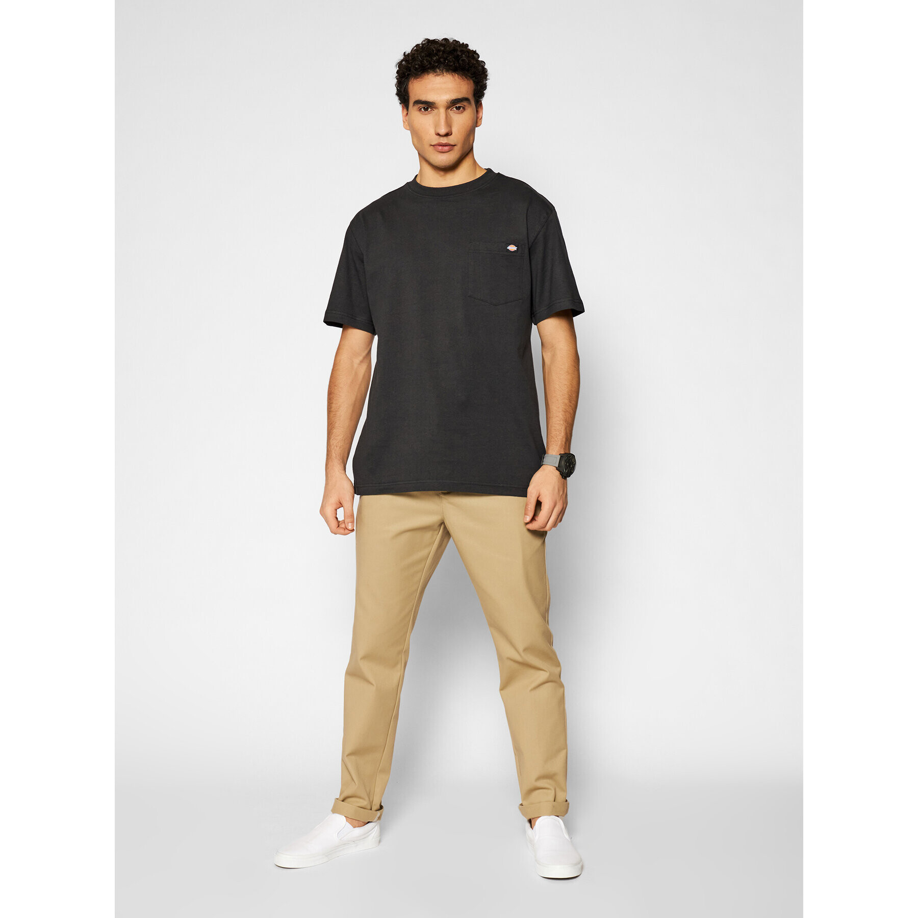 Dickies Tricou Porterdale DK0A4TMOBLK Negru Regular Fit - Pled.ro