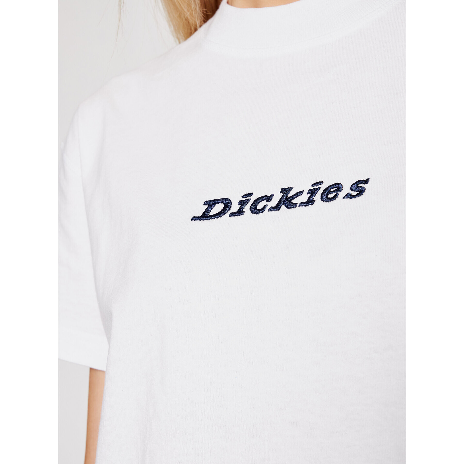 Dickies Tricou Ss Loretto DK0A4XBAWHX Alb Regular Fit - Pled.ro