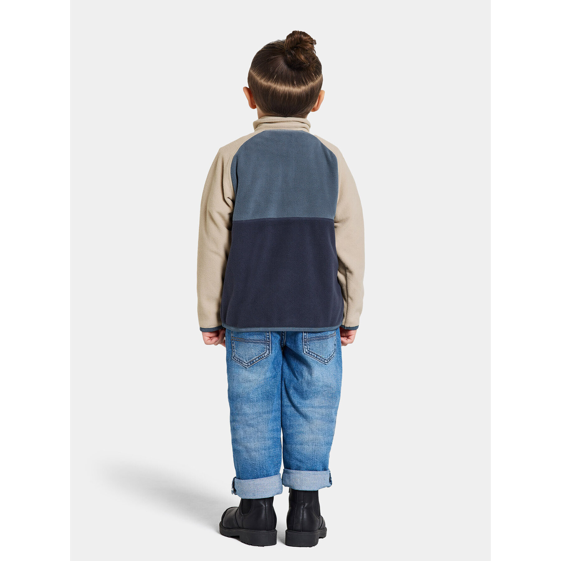 Didriksons Bluză Monte Kids Half Butt 505008 Bleumarin Regular Fit - Pled.ro