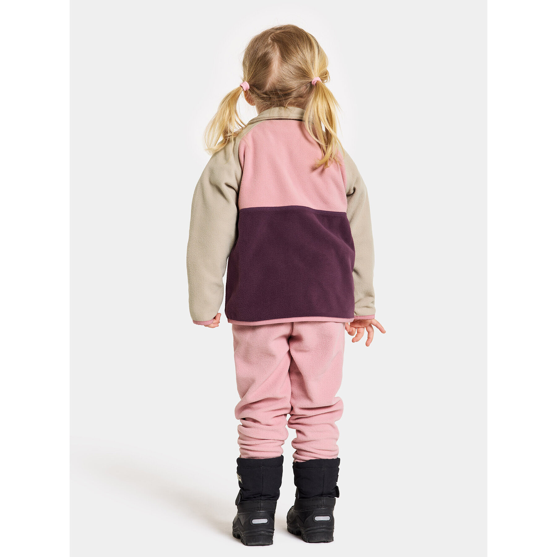 Didriksons Bluză Monte Kids Half Butt 505008 Violet Regular Fit - Pled.ro