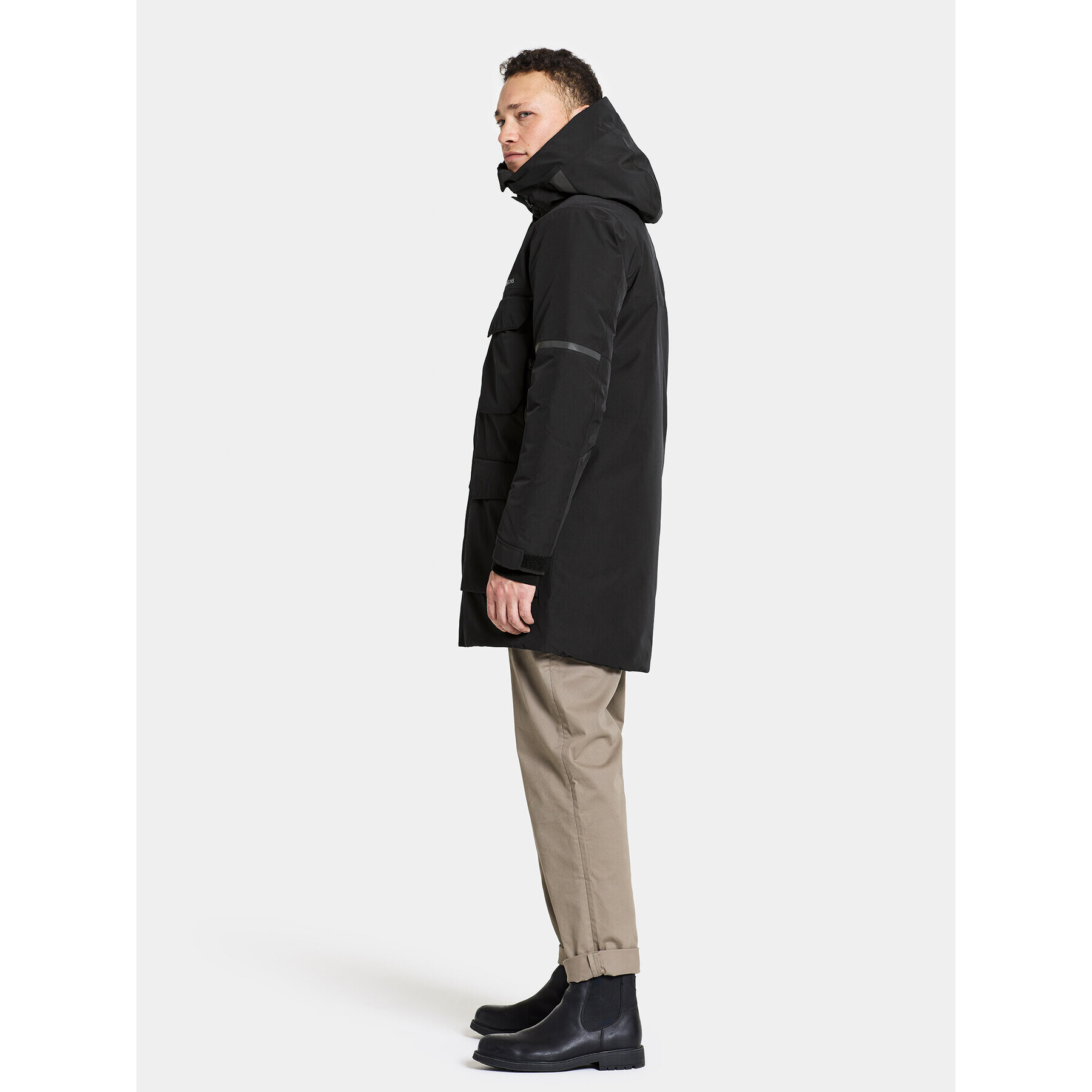 Didriksons Geacă de iarnă Drew Usx Parka 7 504853 Negru Standard Fit - Pled.ro