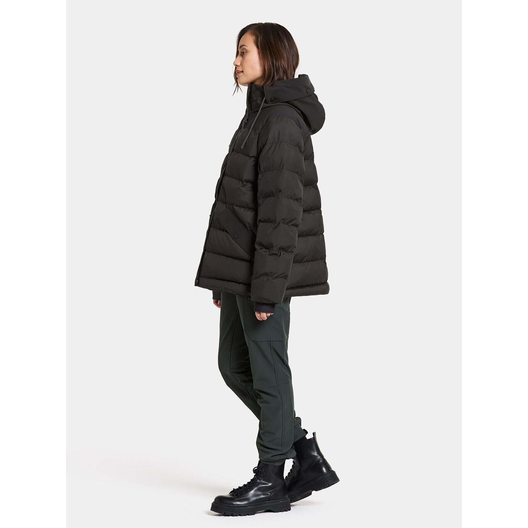 Didriksons Geacă de iarnă Filippa Wns Jkt 2 504834 Negru Regular Fit - Pled.ro