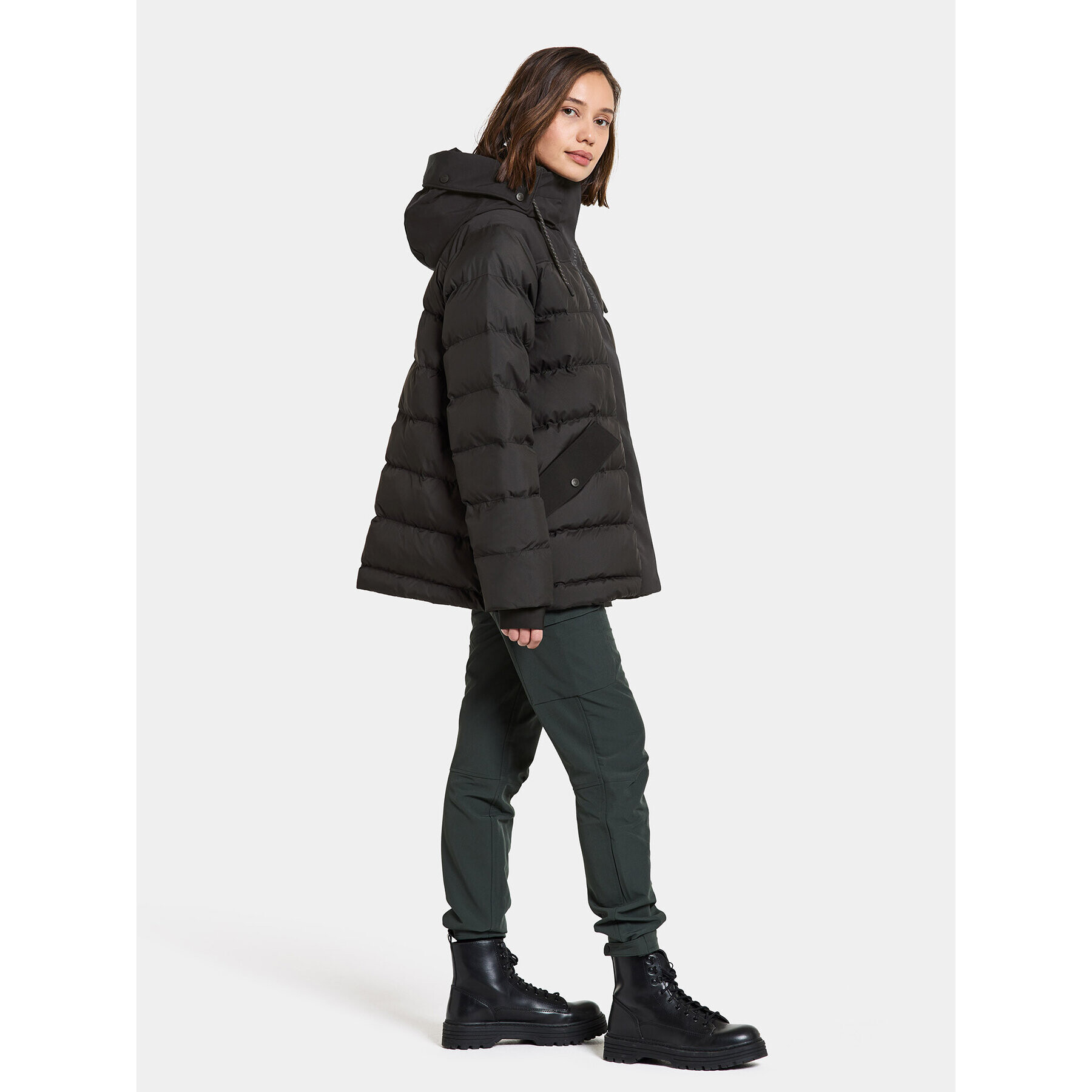 Didriksons Geacă de iarnă Filippa Wns Jkt 2 504834 Negru Regular Fit - Pled.ro