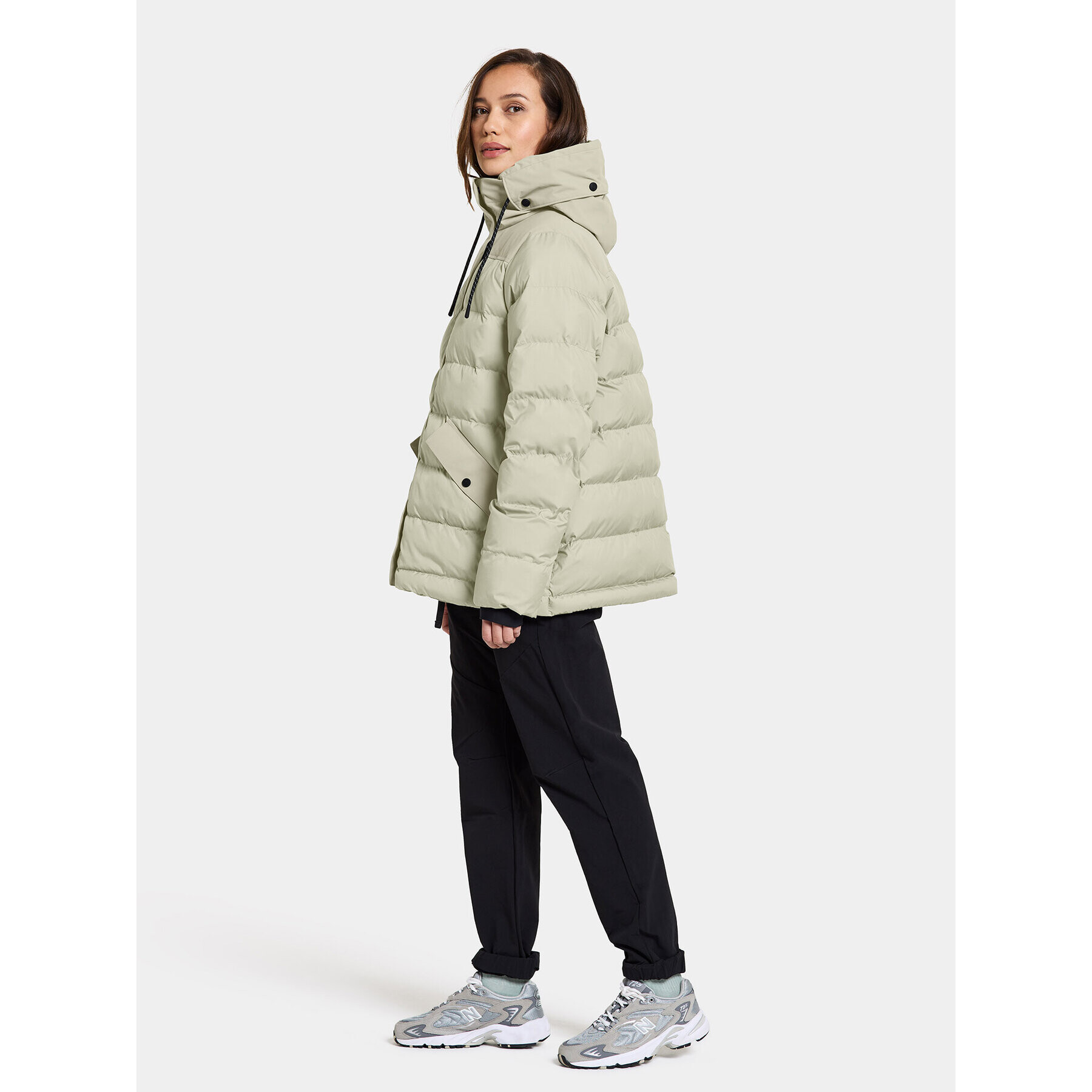 Didriksons Geacă de iarnă Filippa Wns Jkt 2 504834 Verde Regular Fit - Pled.ro