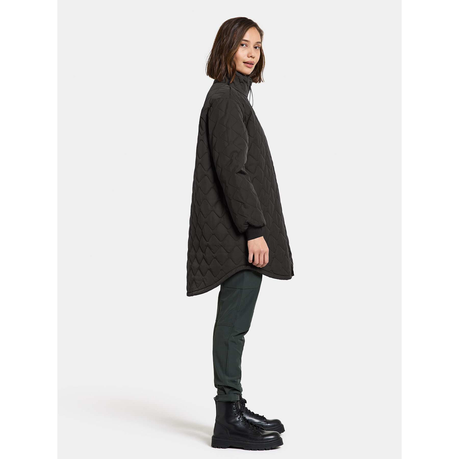 Didriksons Geacă de iarnă Gabbi Wns Parka 505048 Negru Regular Fit - Pled.ro