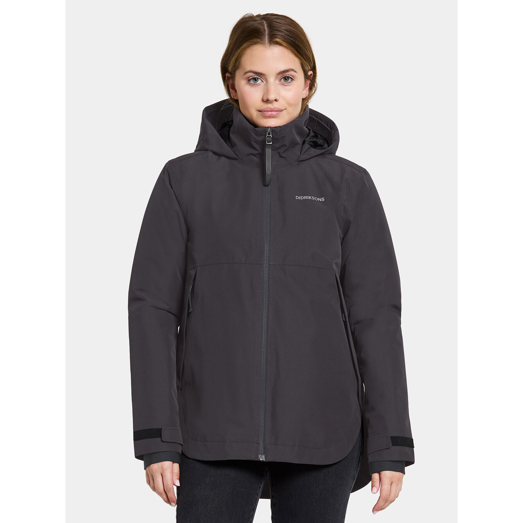 Didriksons Geacă de iarnă Jennie Wns Jkt 504822 Negru Regular Fit - Pled.ro