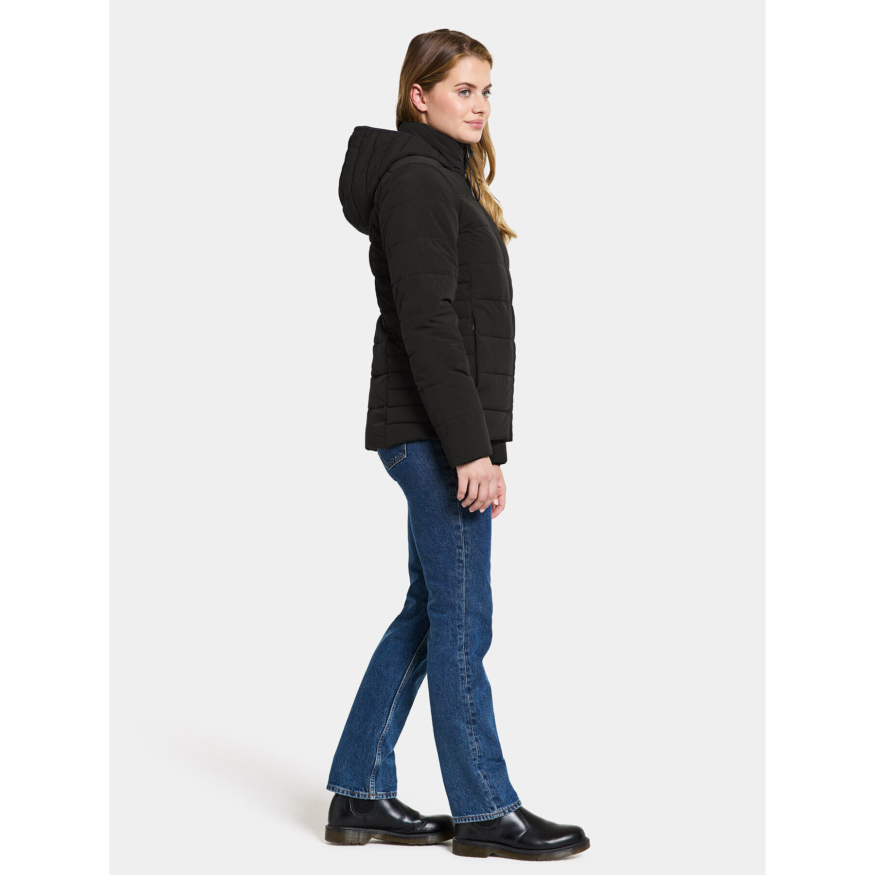 Didriksons Geacă de iarnă Katrin Wns Jkt 504825 Negru Standard Fit - Pled.ro