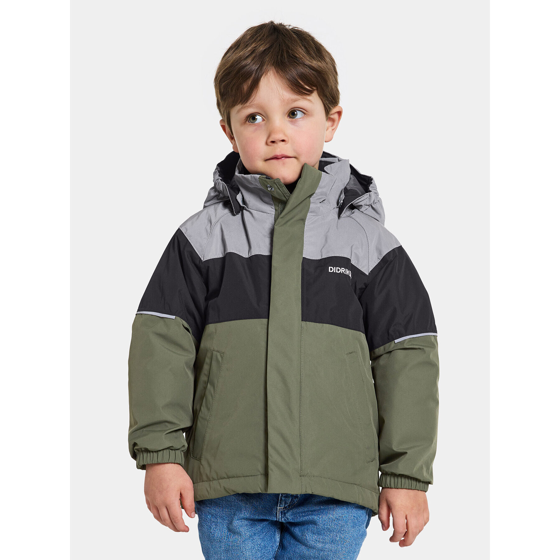 Didriksons Geacă de iarnă Lux Kids Jacket 2 504901 Verde - Pled.ro