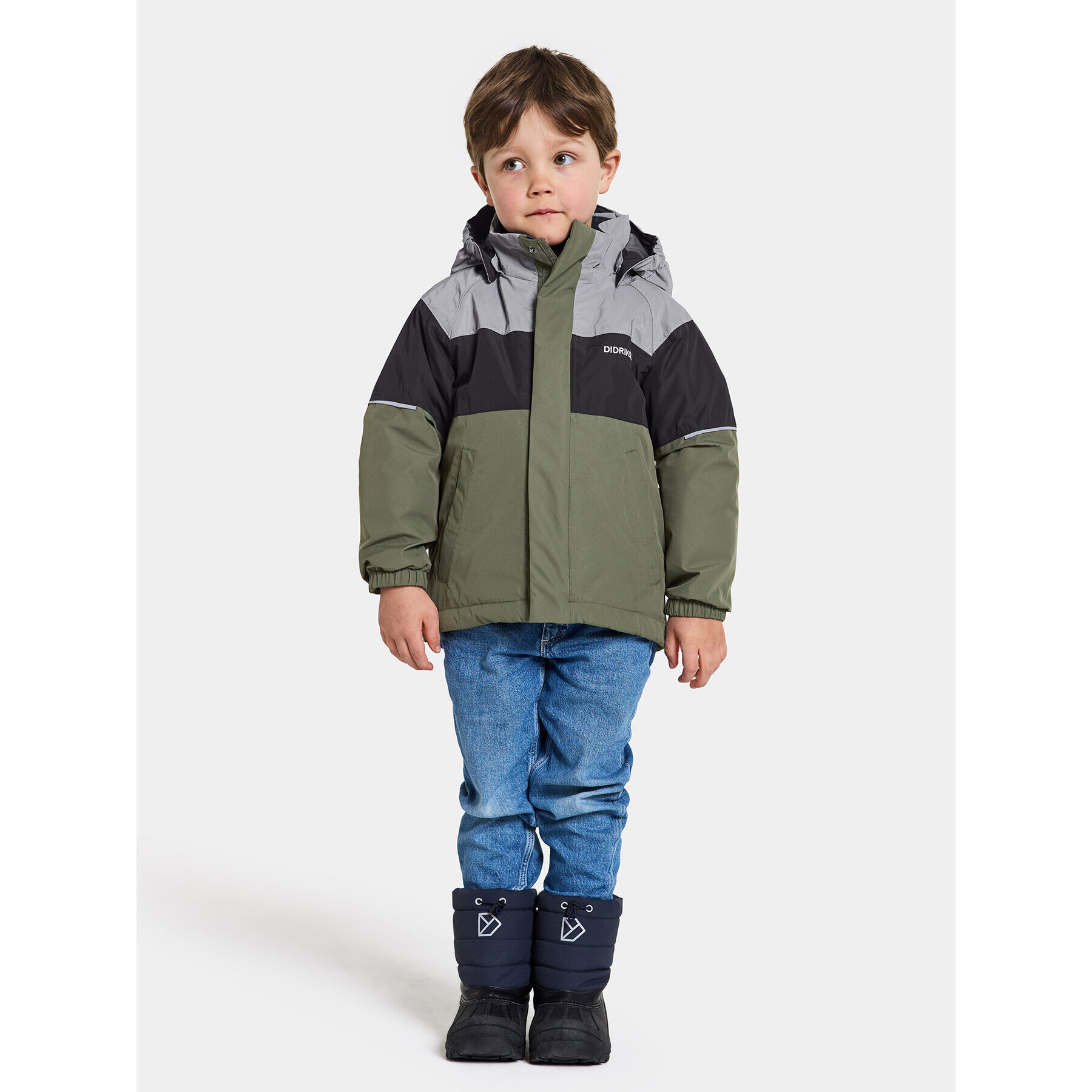 Didriksons Geacă de iarnă Lux Kids Jacket 2 504901 Verde - Pled.ro