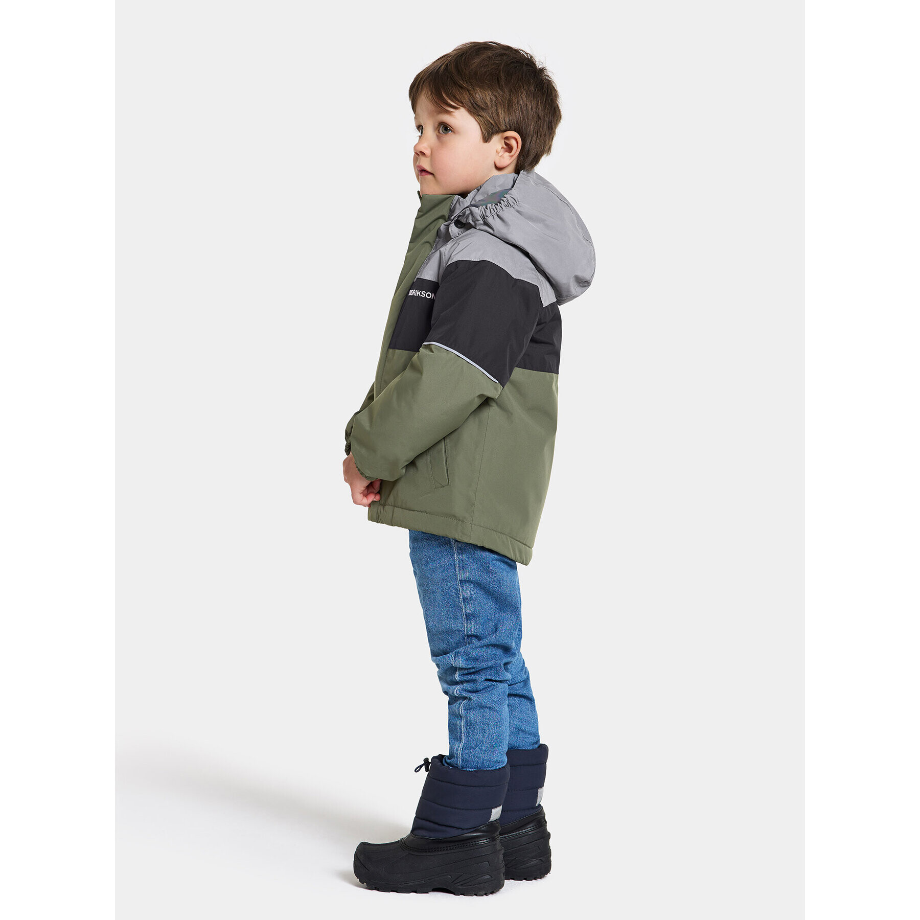 Didriksons Geacă de iarnă Lux Kids Jacket 2 504901 Verde - Pled.ro