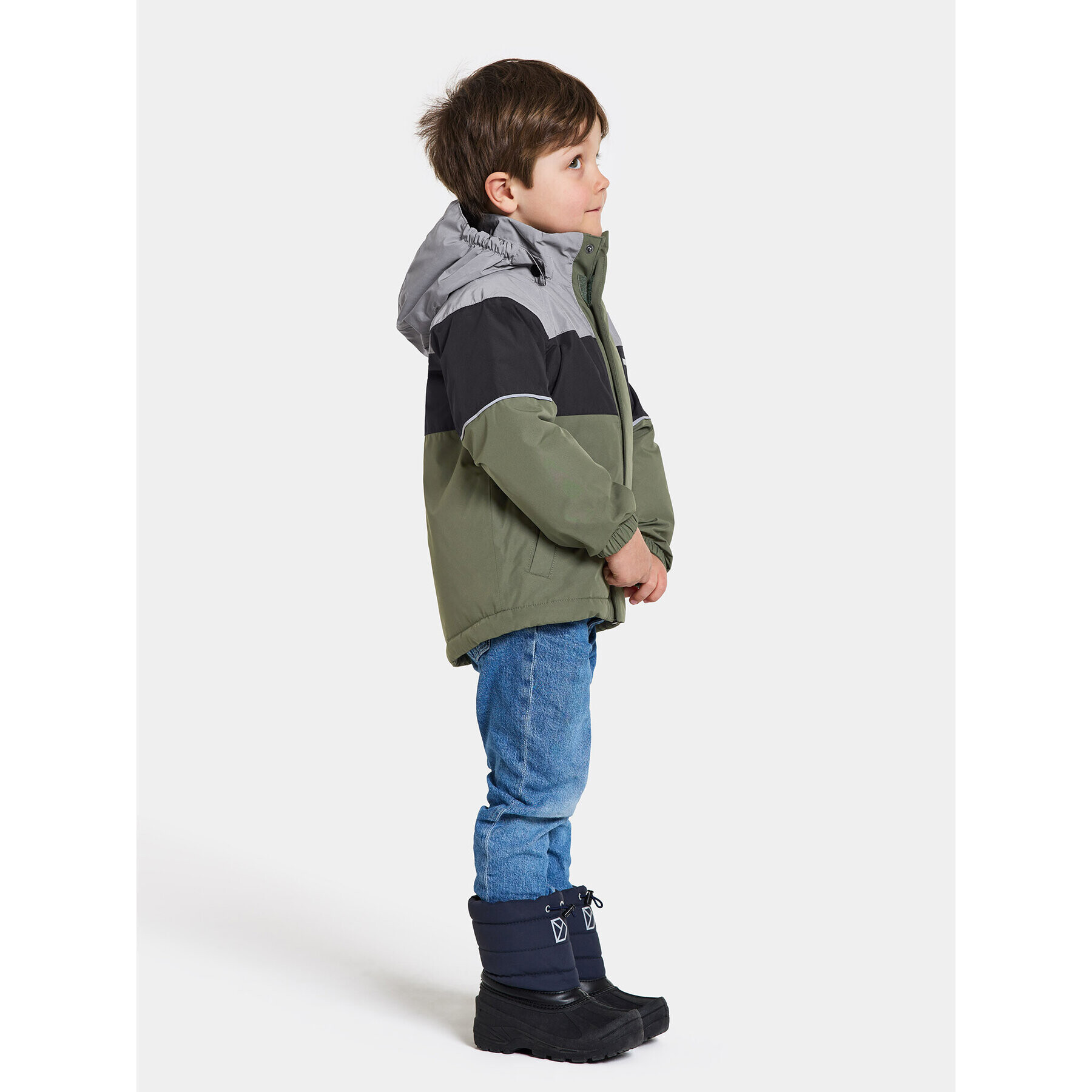 Didriksons Geacă de iarnă Lux Kids Jacket 2 504901 Verde - Pled.ro