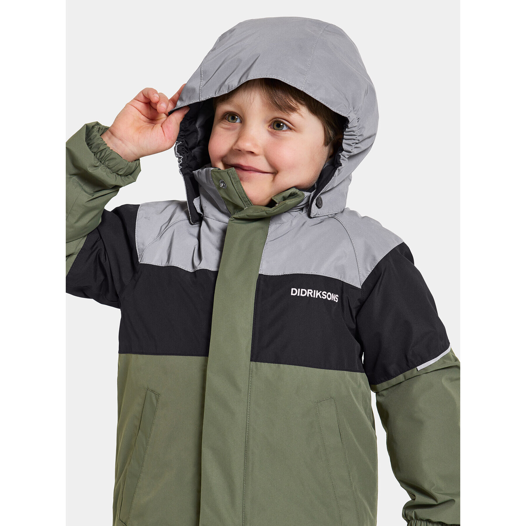 Didriksons Geacă de iarnă Lux Kids Jacket 2 504901 Verde - Pled.ro