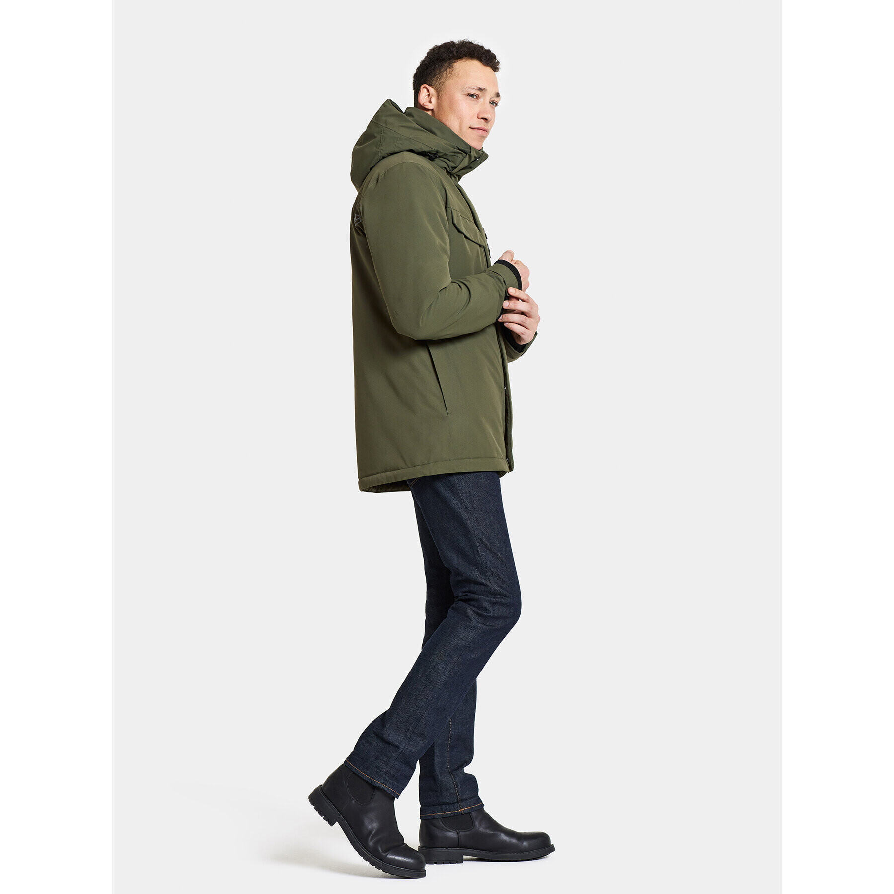 Didriksons Geacă de iarnă Stefan Usx Jkt 505041 Verde Regular Fit - Pled.ro