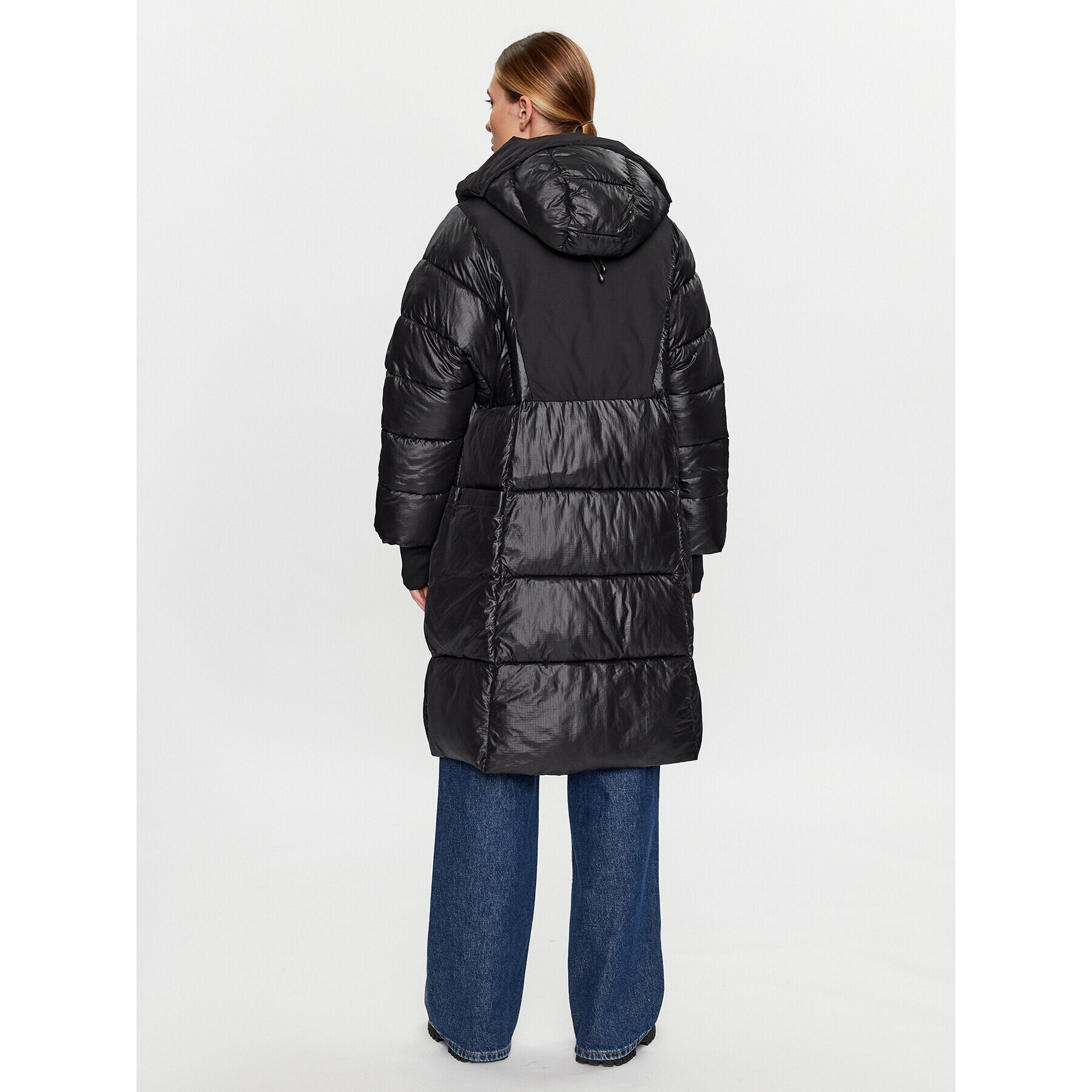 Didriksons Geacă din puf Andrea 504308 Negru Oversize - Pled.ro