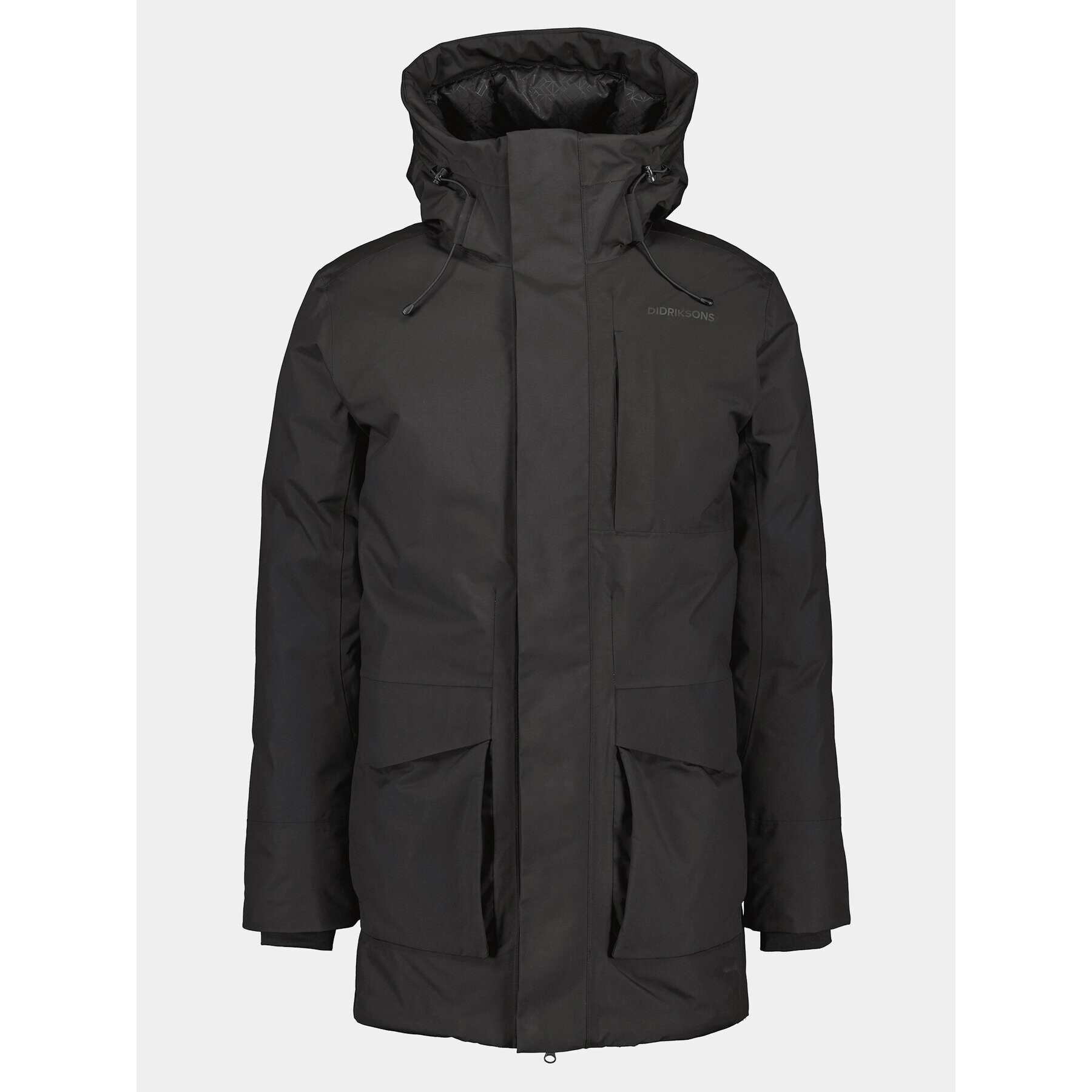 Didriksons Hanorac Akilles Usx Parka 504913 Negru Regular Fit - Pled.ro