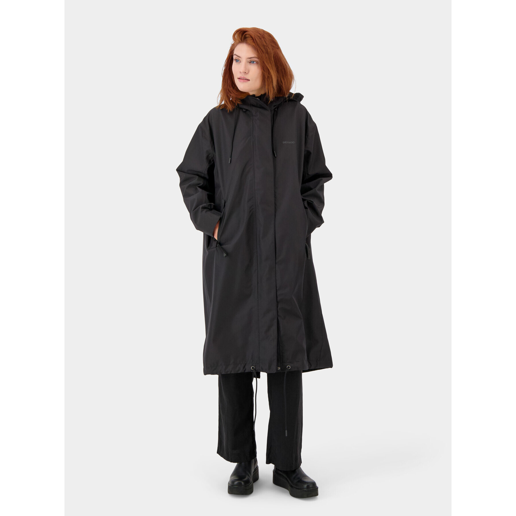 Didriksons Hanorac Alice 504680 Negru Oversize - Pled.ro