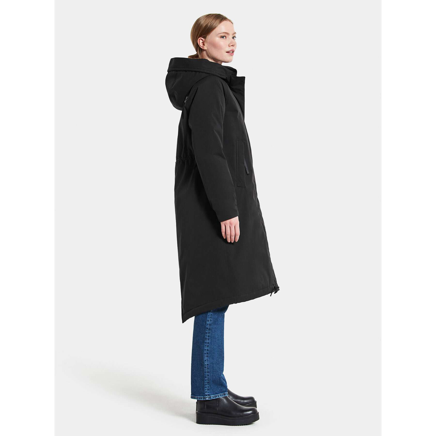 Didriksons Hanorac Alicia 504310 Negru Oversize - Pled.ro