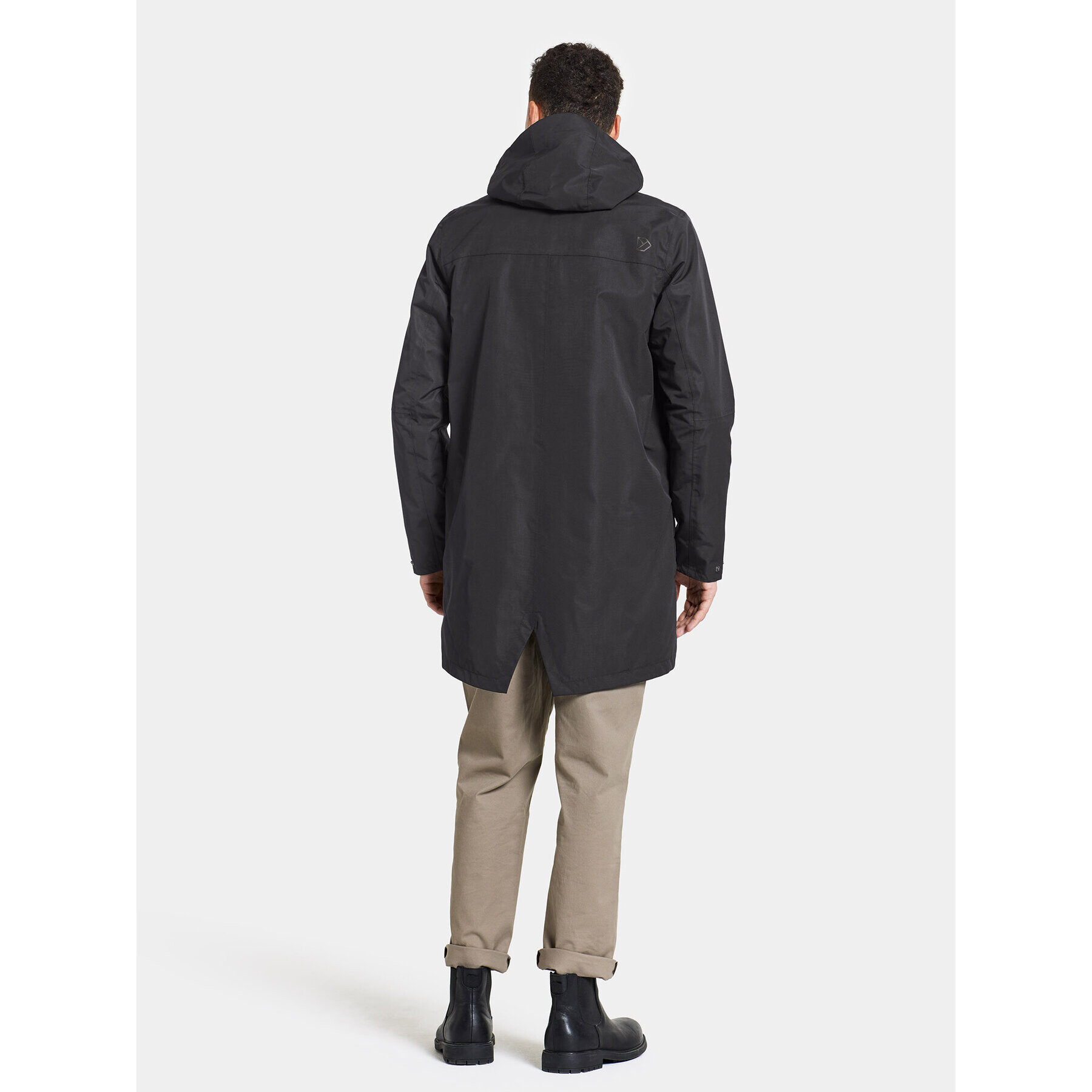 Didriksons Hanorac Andreas Usx Parka 505085 Negru Standard Fit - Pled.ro