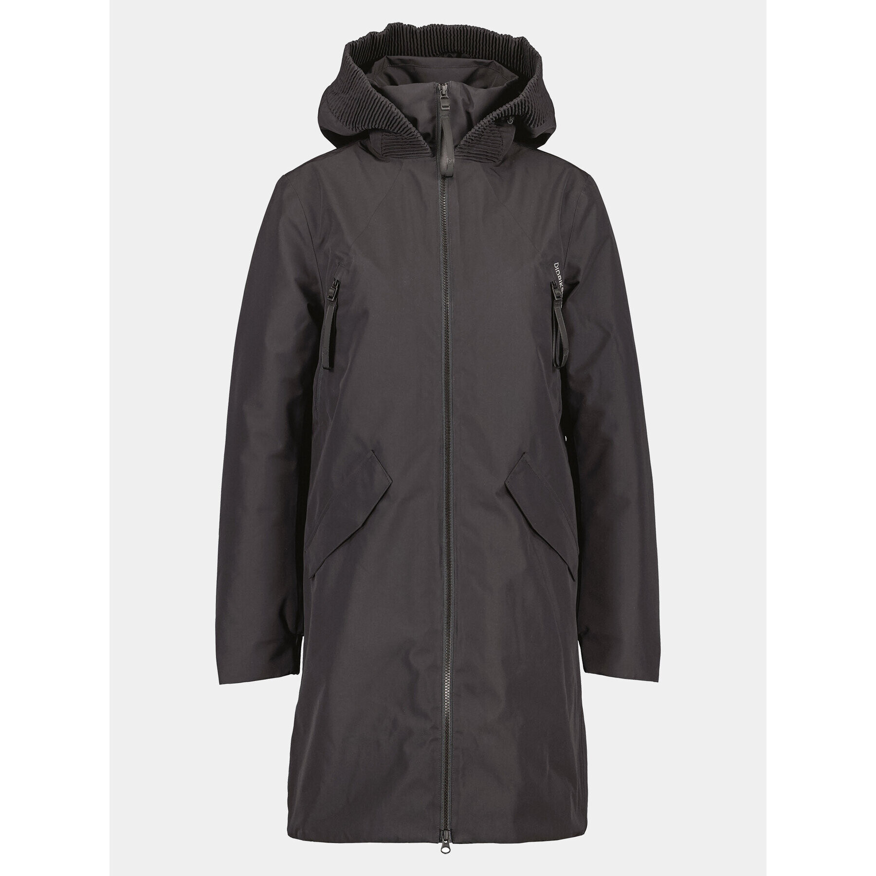 Didriksons Hanorac Bente Wns Parka 504921 Negru Regular Fit - Pled.ro