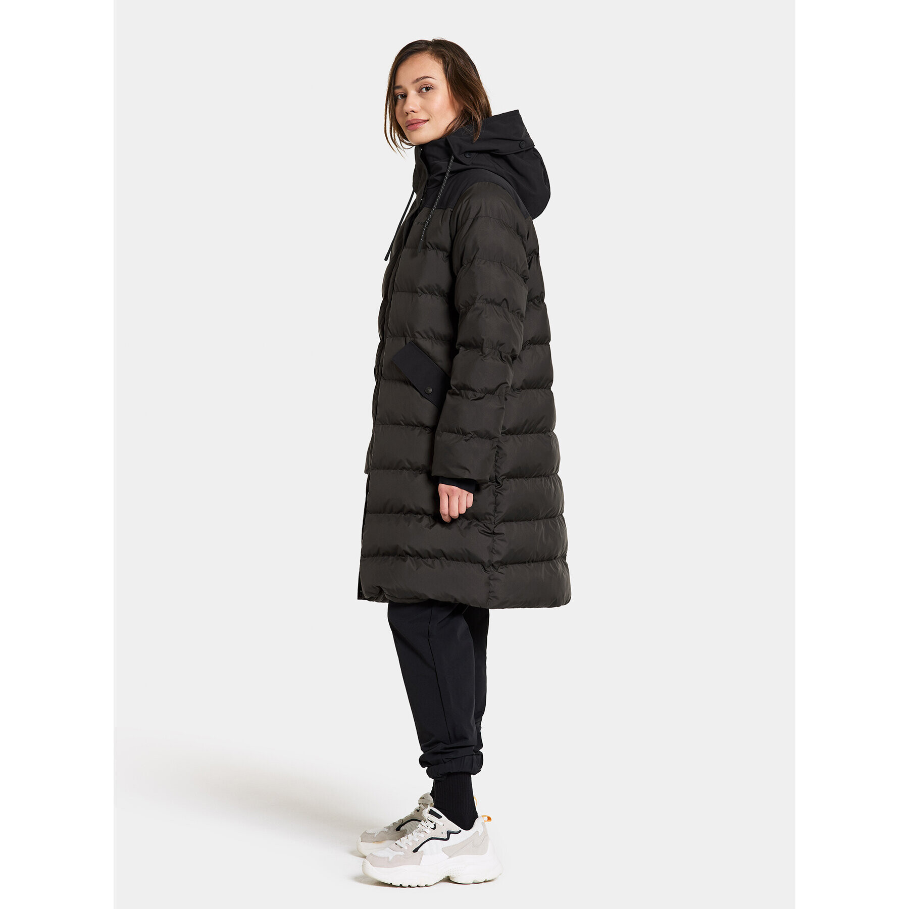 Didriksons Hanorac Fay Wns Parka 504524 Negru Regular Fit - Pled.ro