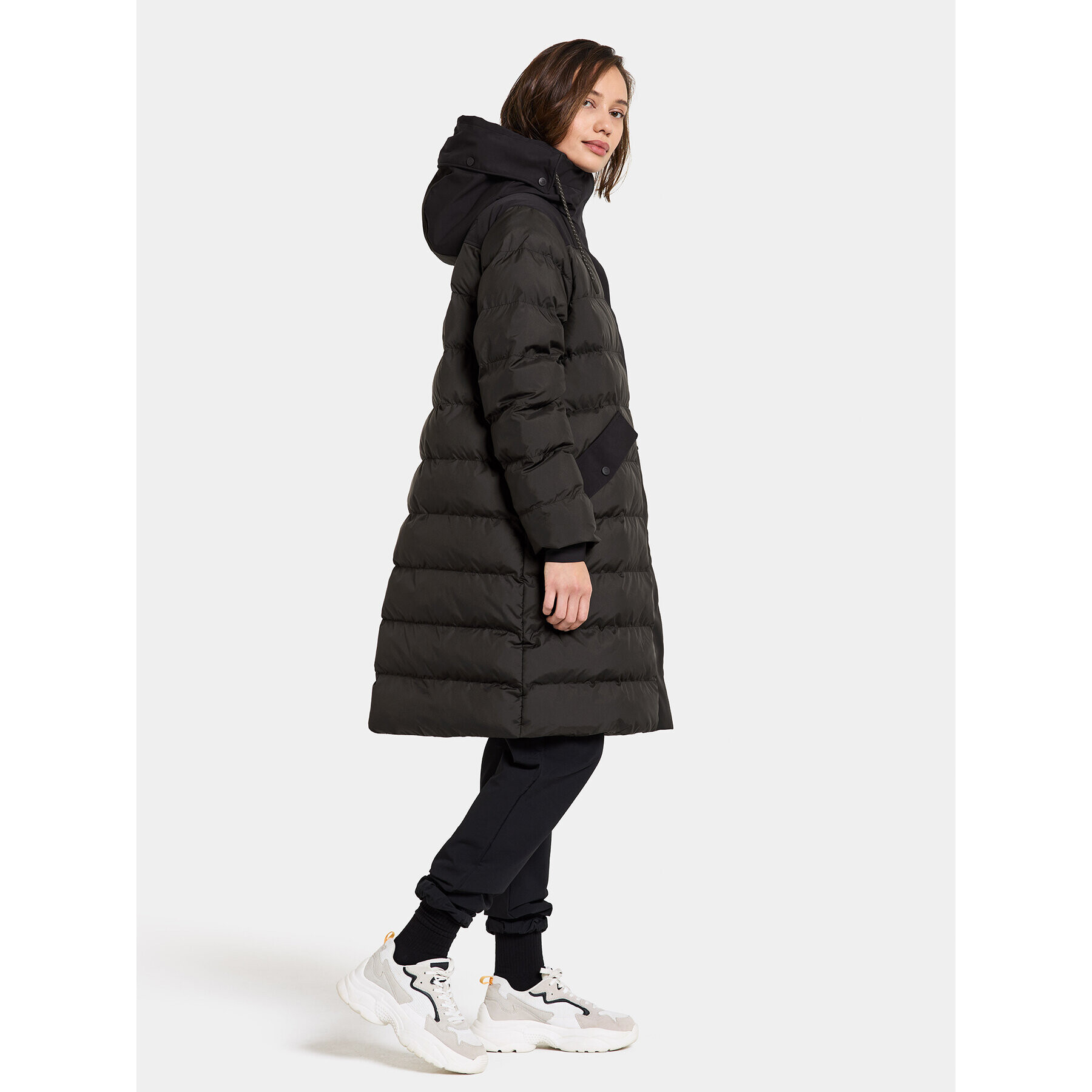 Didriksons Hanorac Fay Wns Parka 504524 Negru Regular Fit - Pled.ro