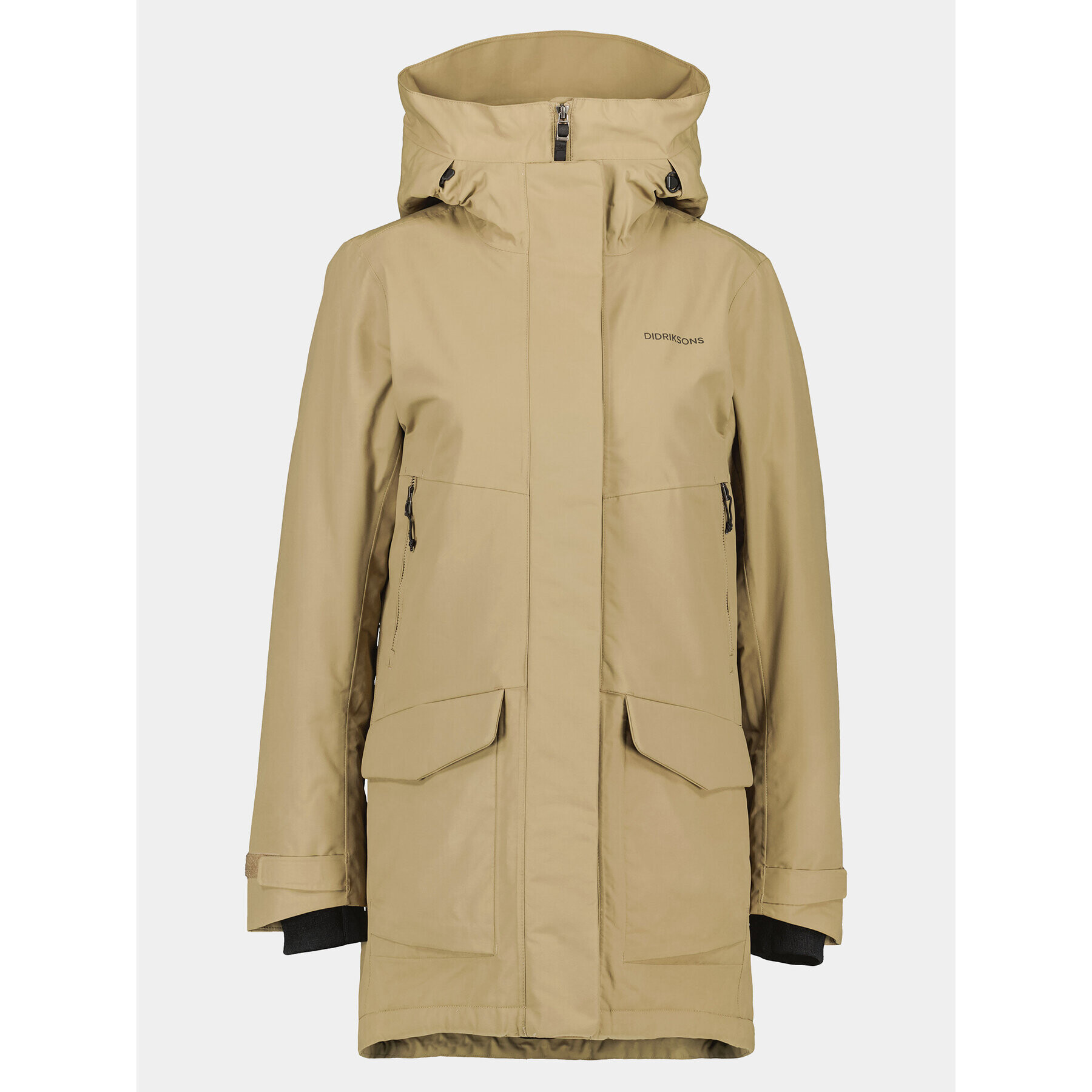 Didriksons Hanorac Frida Wns Parka 7 504815 Bej Regular Fit - Pled.ro