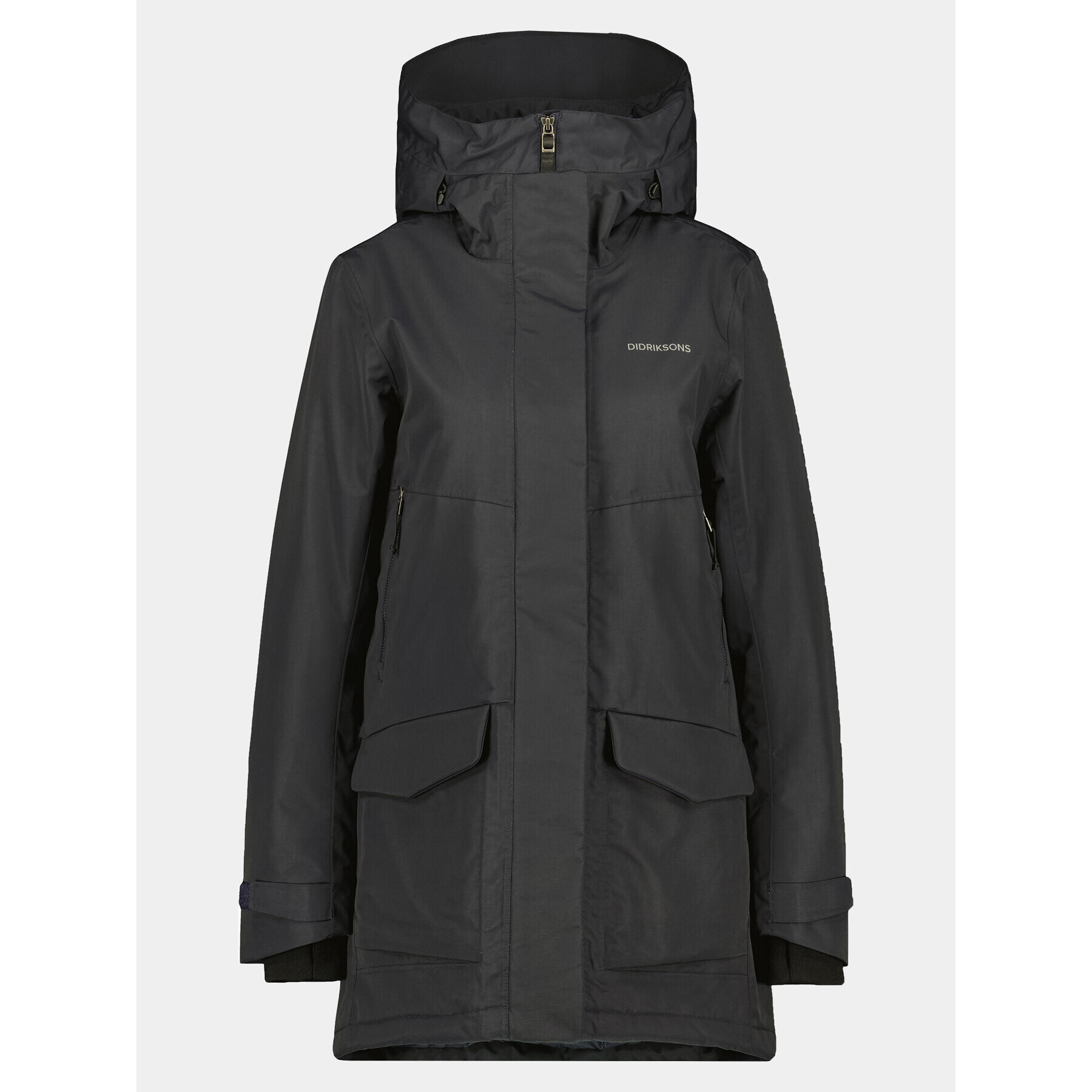 Didriksons Hanorac Frida Wns Parka 7 504815 Negru Regular Fit - Pled.ro