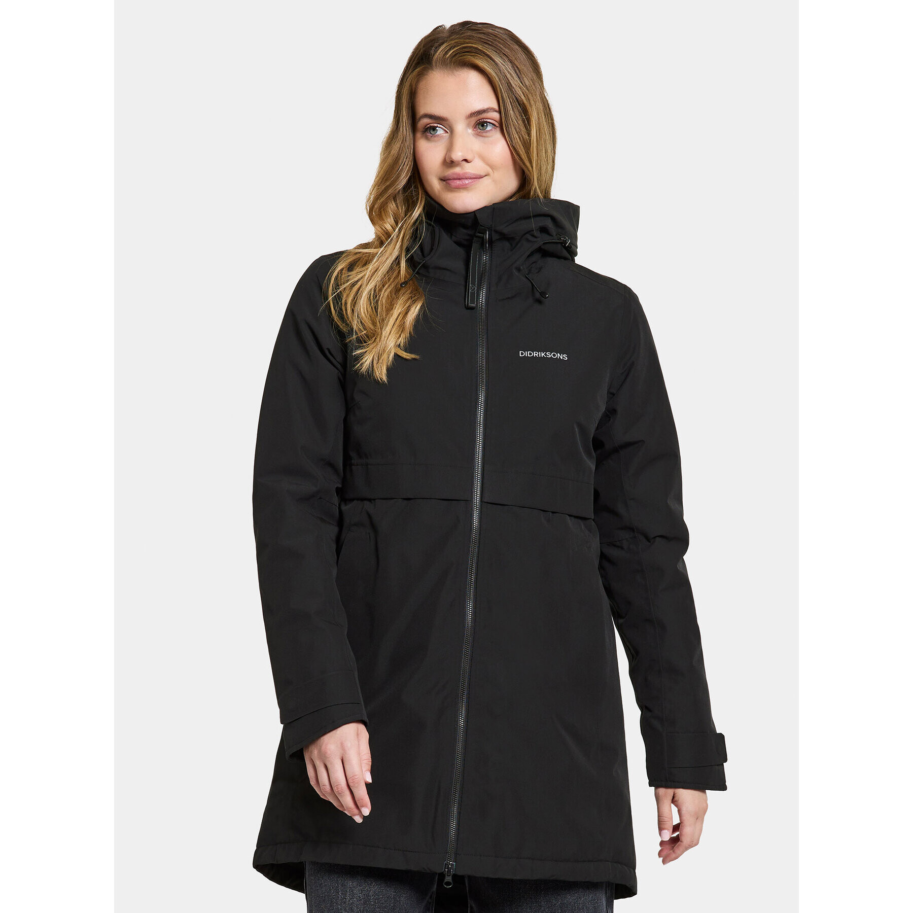 Didriksons Hanorac Helle Wns Parka 5 504301 Negru Regular Fit - Pled.ro