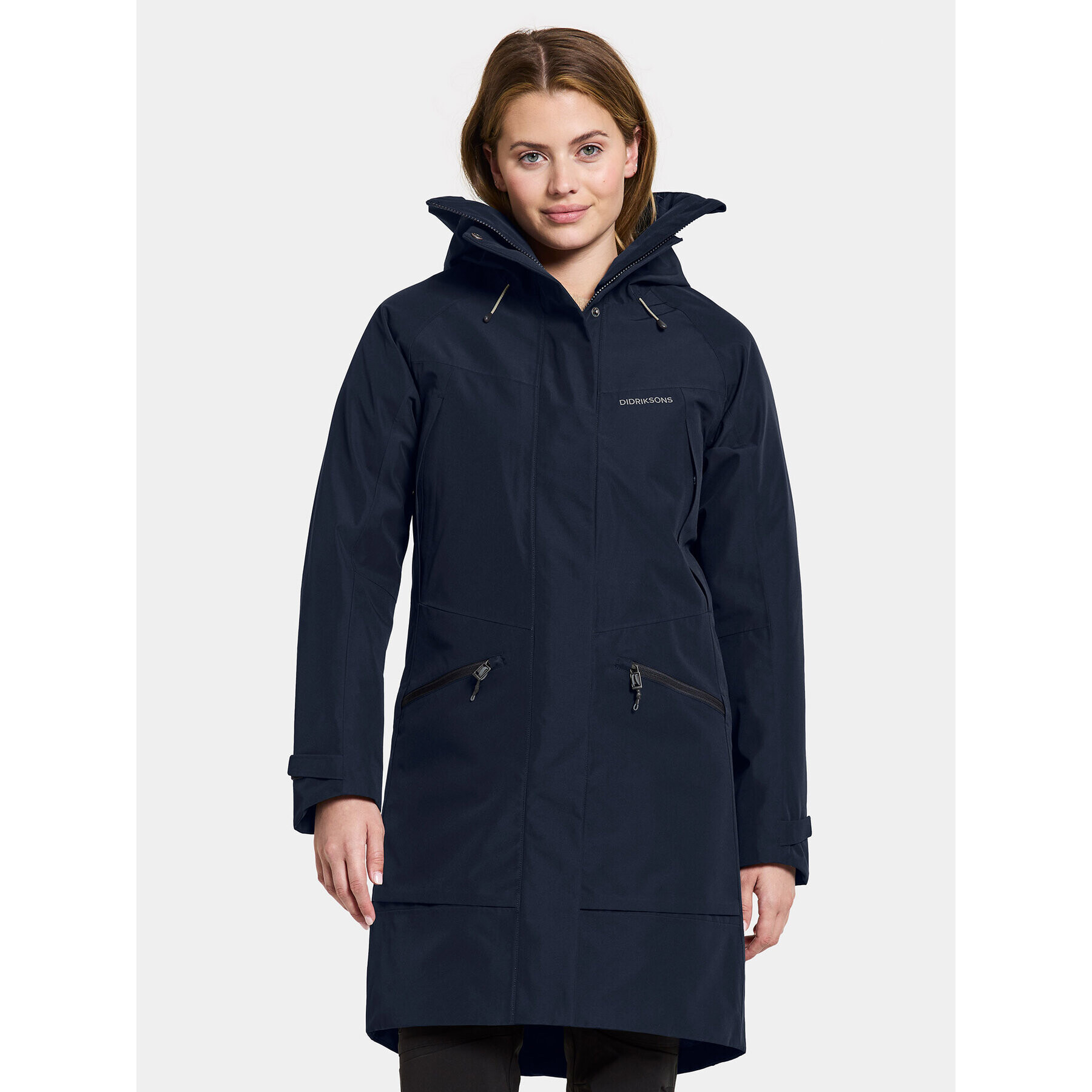 Didriksons Hanorac Ilma Wns Parka 8 504813 Bleumarin Regular Fit - Pled.ro