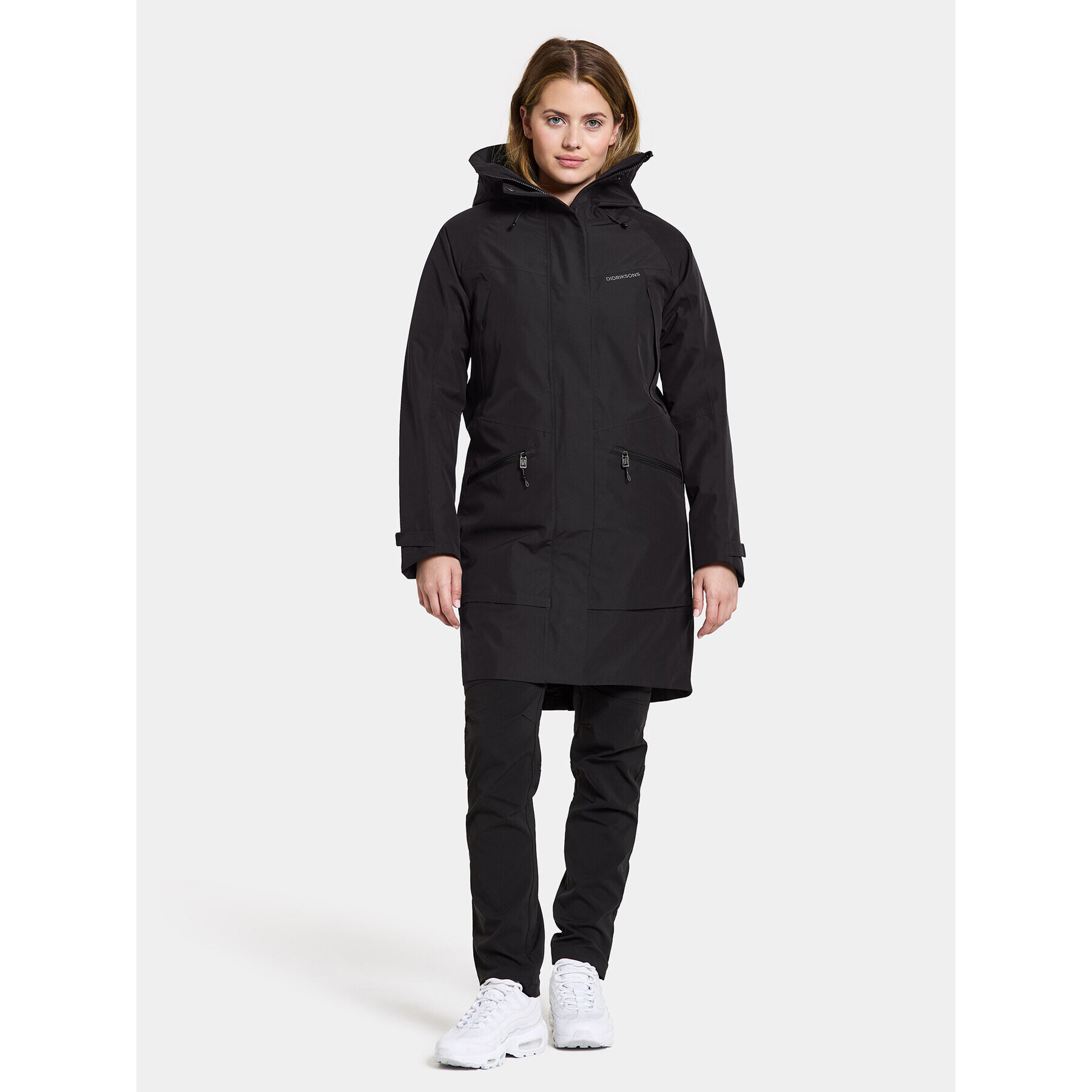 Didriksons Hanorac Ilma Wns Parka 8 504813 Negru Regular Fit - Pled.ro