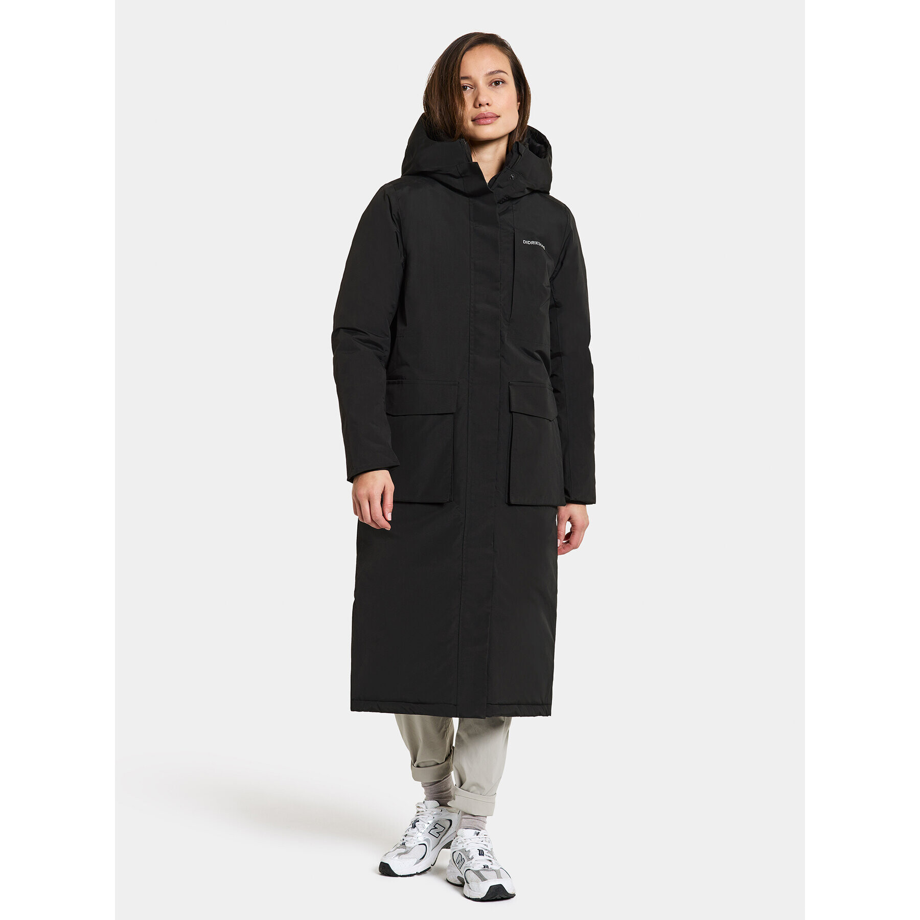 Didriksons Hanorac Leya Wns Parka L 3 504846 Negru Regular Fit - Pled.ro