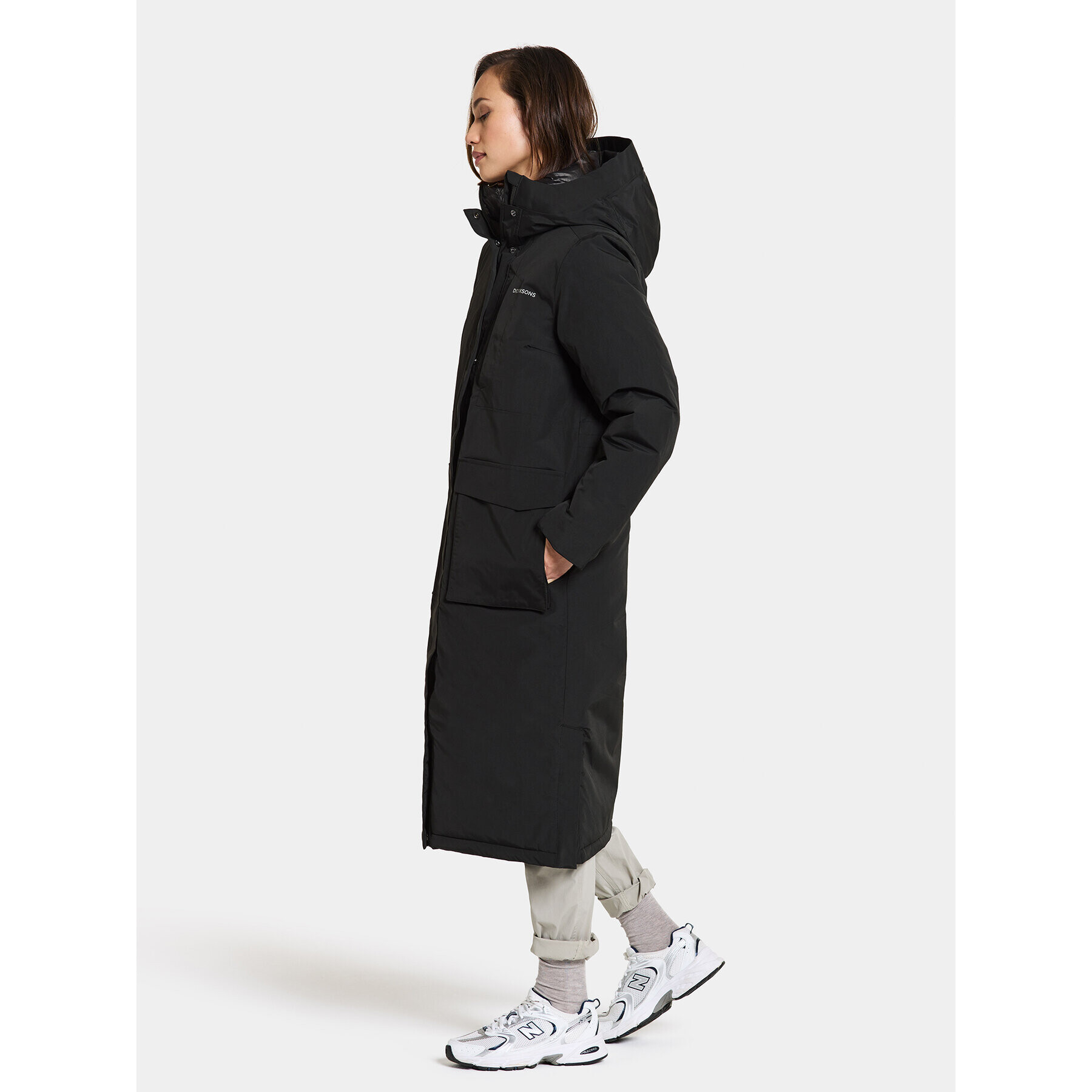 Didriksons Hanorac Leya Wns Parka L 3 504846 Negru Regular Fit - Pled.ro