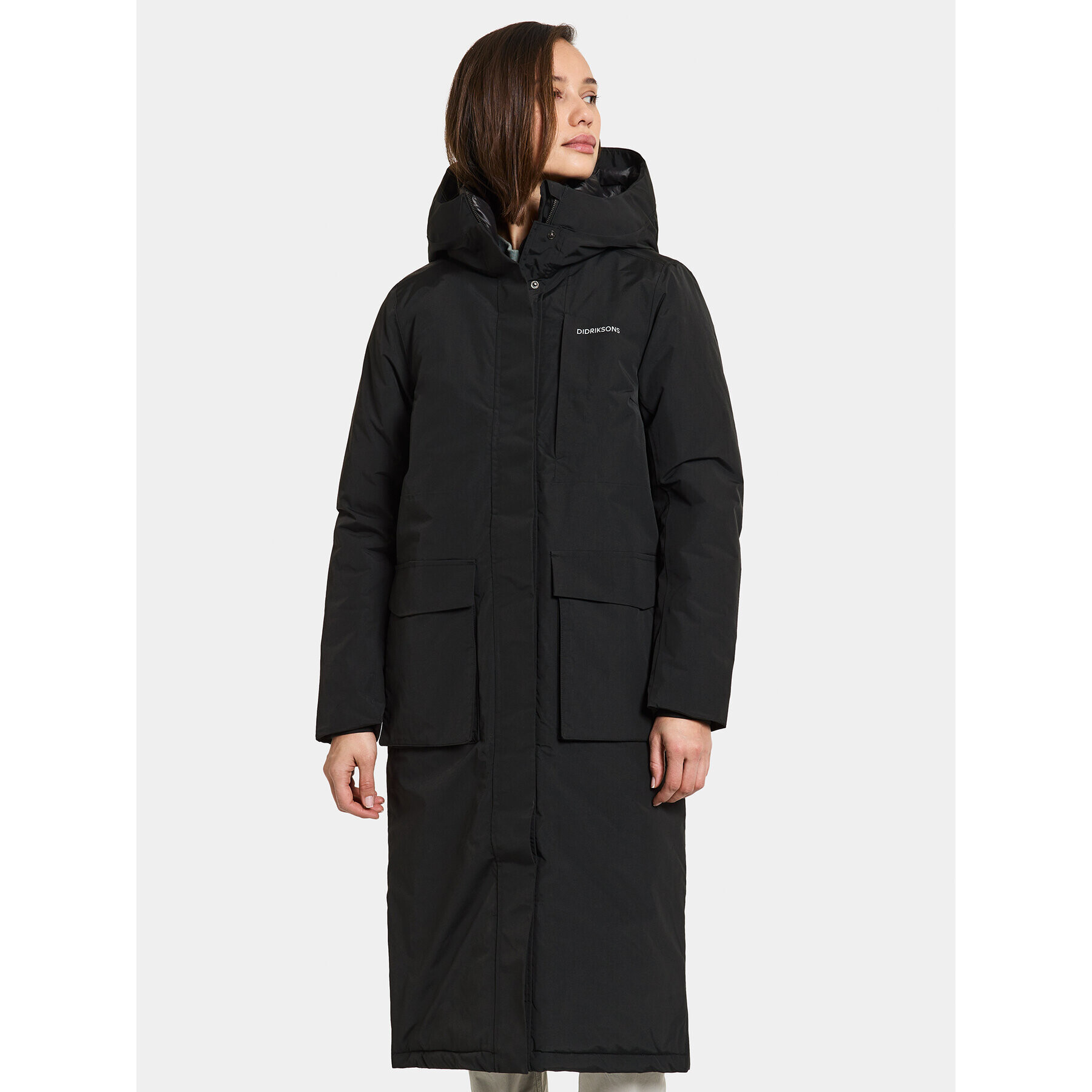 Didriksons Hanorac Leya Wns Parka L 3 504846 Negru Regular Fit - Pled.ro