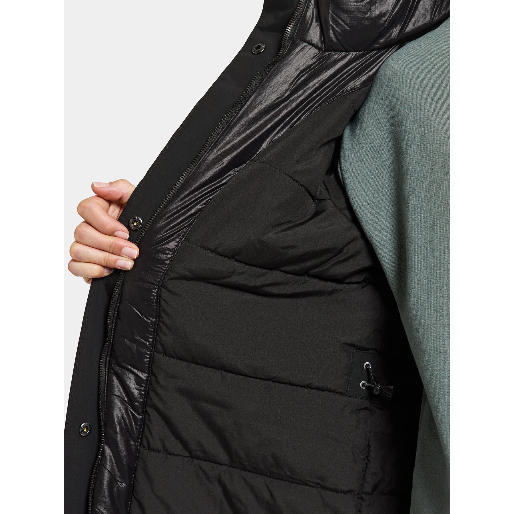 Didriksons Hanorac Leya Wns Parka L 3 504846 Negru Regular Fit - Pled.ro