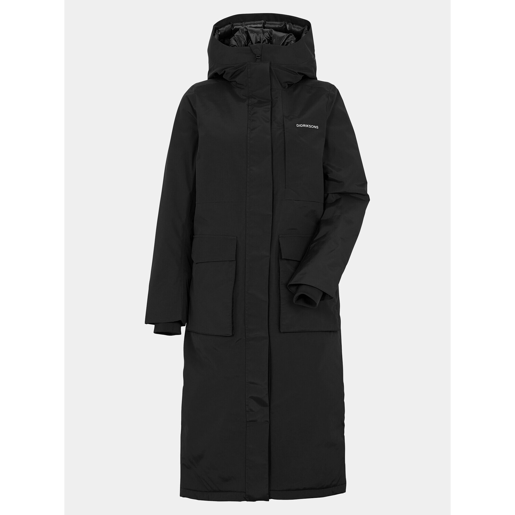 Didriksons Hanorac Leya Wns Parka L 3 504846 Negru Regular Fit - Pled.ro