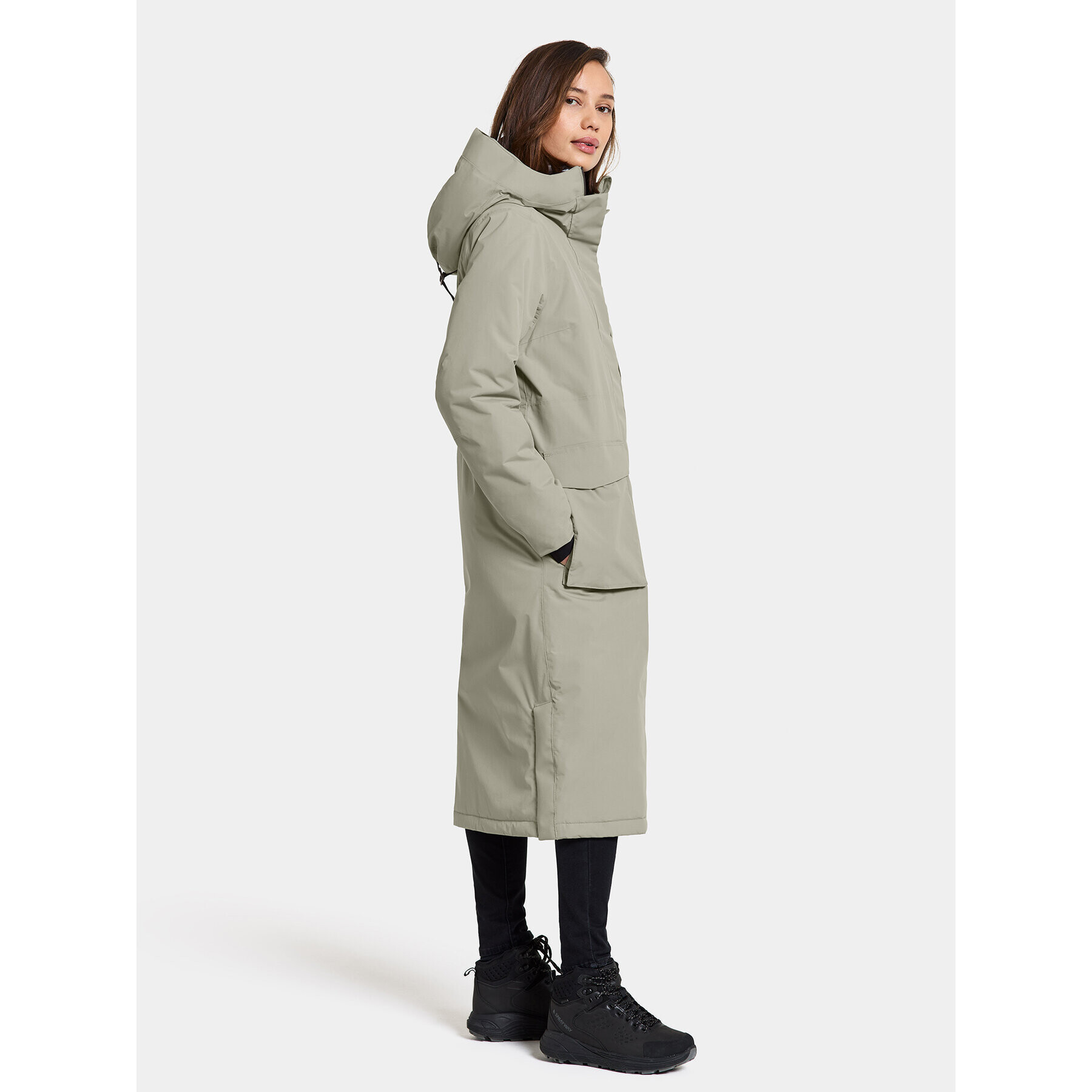 Didriksons Hanorac Leya Wns Parka L 3 504846 Verde Regular Fit - Pled.ro