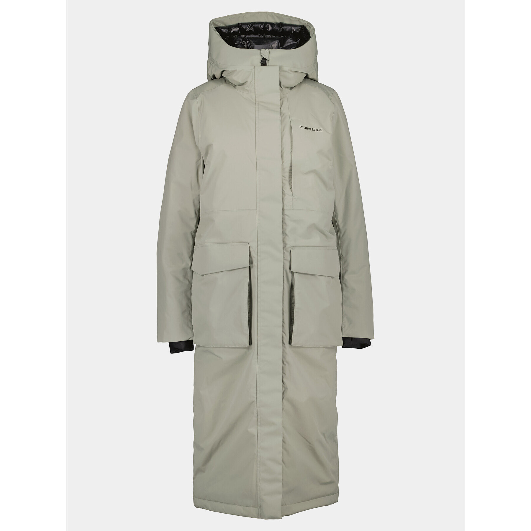 Didriksons Hanorac Leya Wns Parka L 3 504846 Verde Regular Fit - Pled.ro