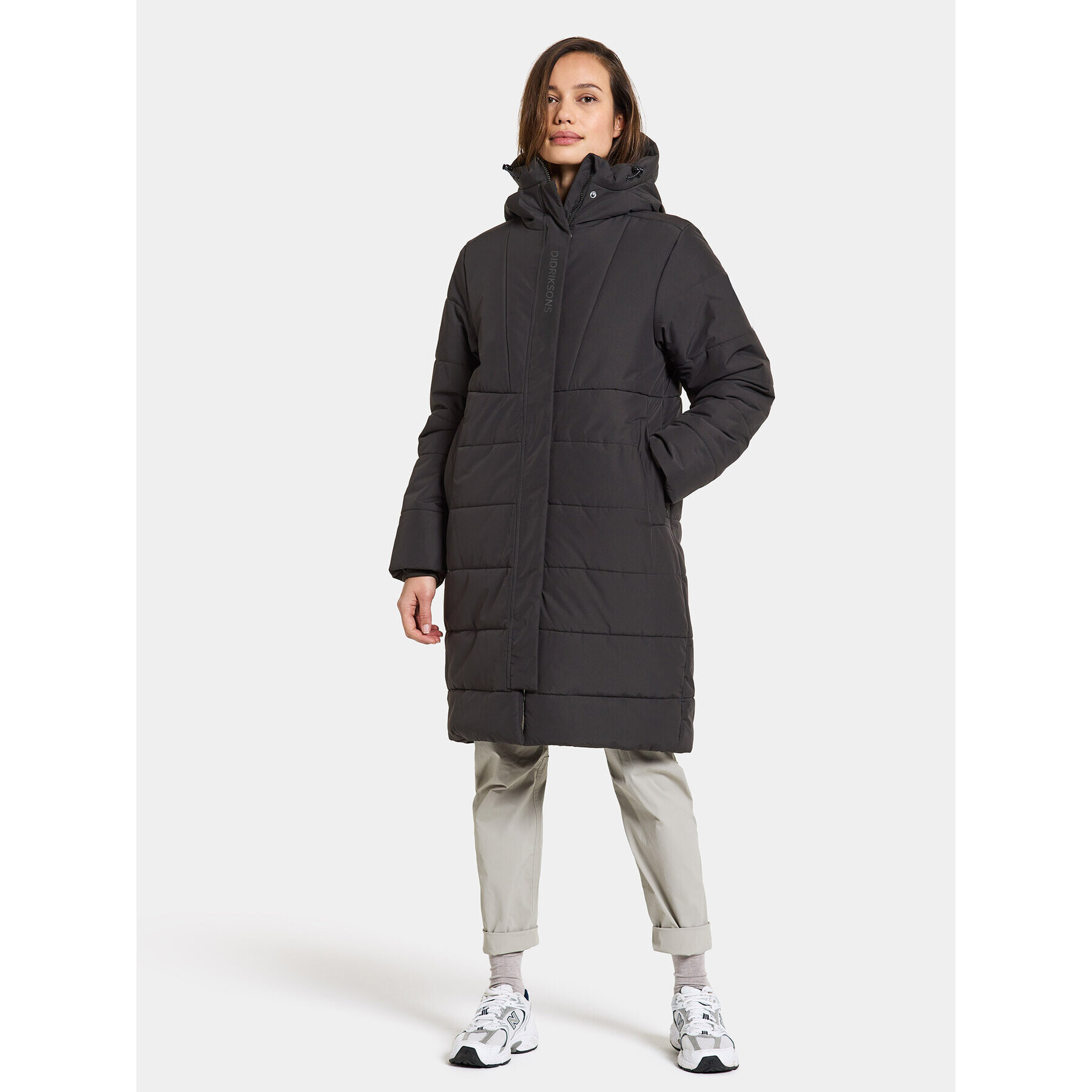 Didriksons Hanorac Moira Wns Parka 504944 Negru Regular Fit - Pled.ro