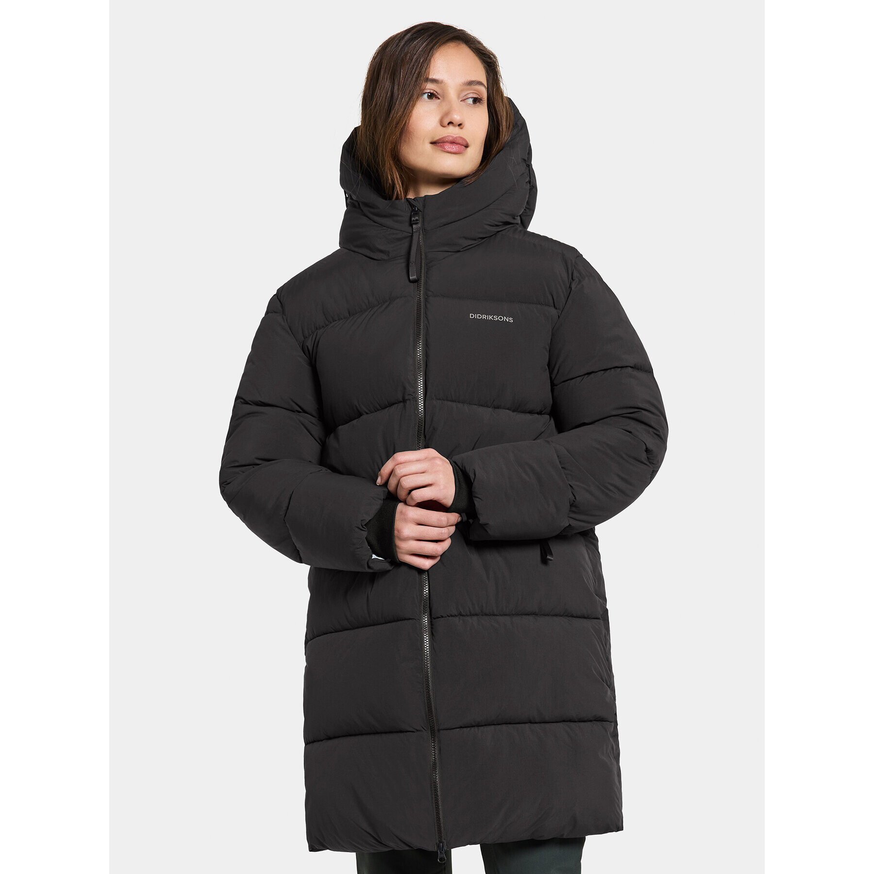 Didriksons Hanorac Nomi Wns Parka 3 504832 Negru Regular Fit - Pled.ro