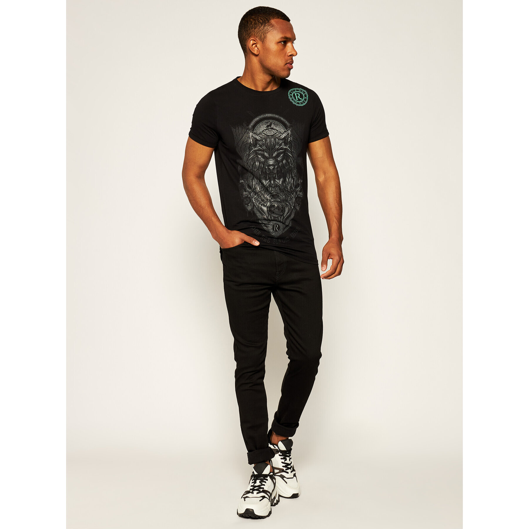 Diesel Blugi 00SMZ 069EF Negru Super Skinny Fit - Pled.ro