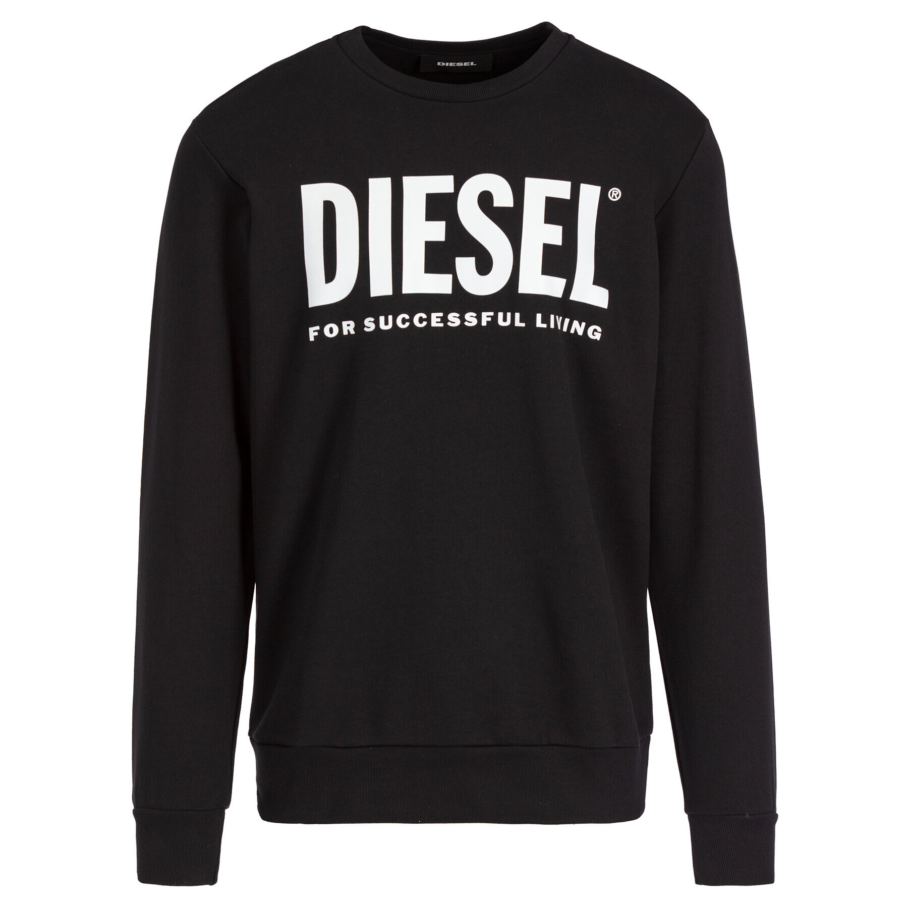 Diesel Bluză S-Gir Division-Logo 00SWFH 0BAWT Negru Regular Fit - Pled.ro