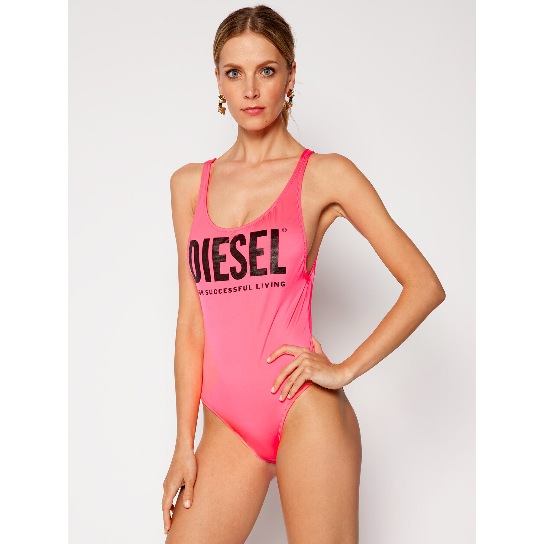 Diesel Costum de baie Bfsw-Lia 00SUXZ 0HAXW Roz - Pled.ro