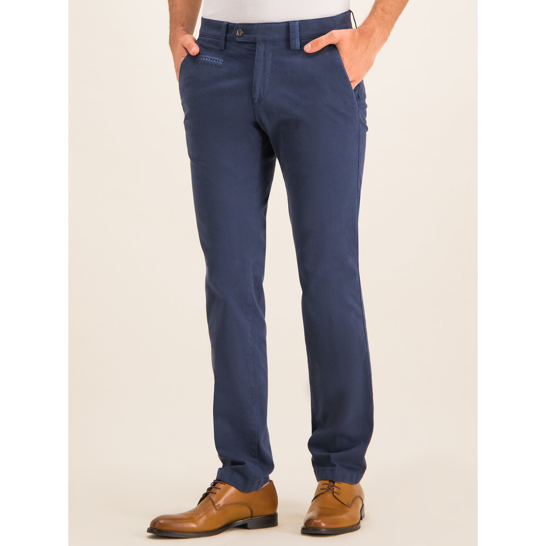 Digel Pantaloni din material 88140 Bleumarin Regular Fit - Pled.ro