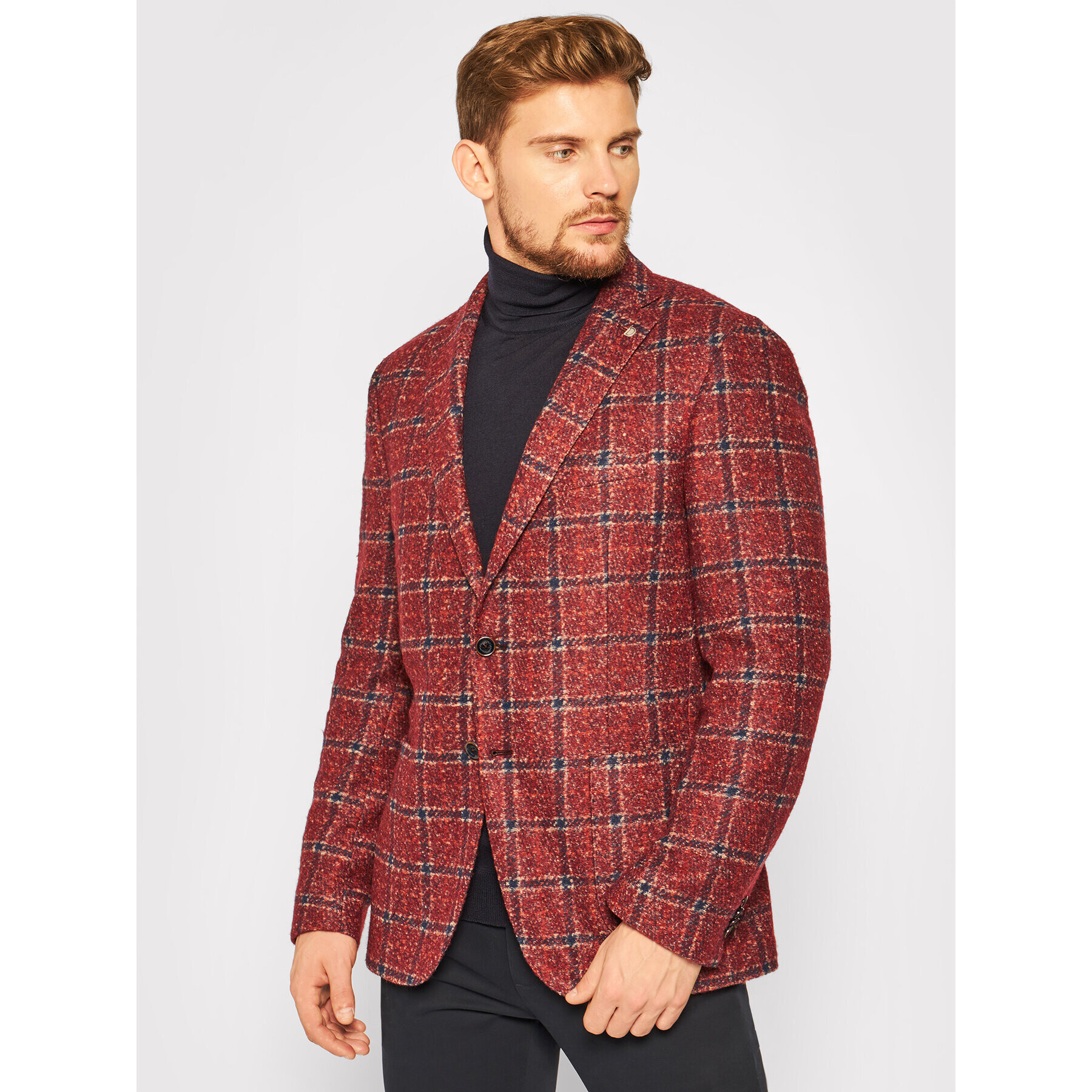 Digel Sacou Edward-St 1202430 Vișiniu Modern Fit - Pled.ro