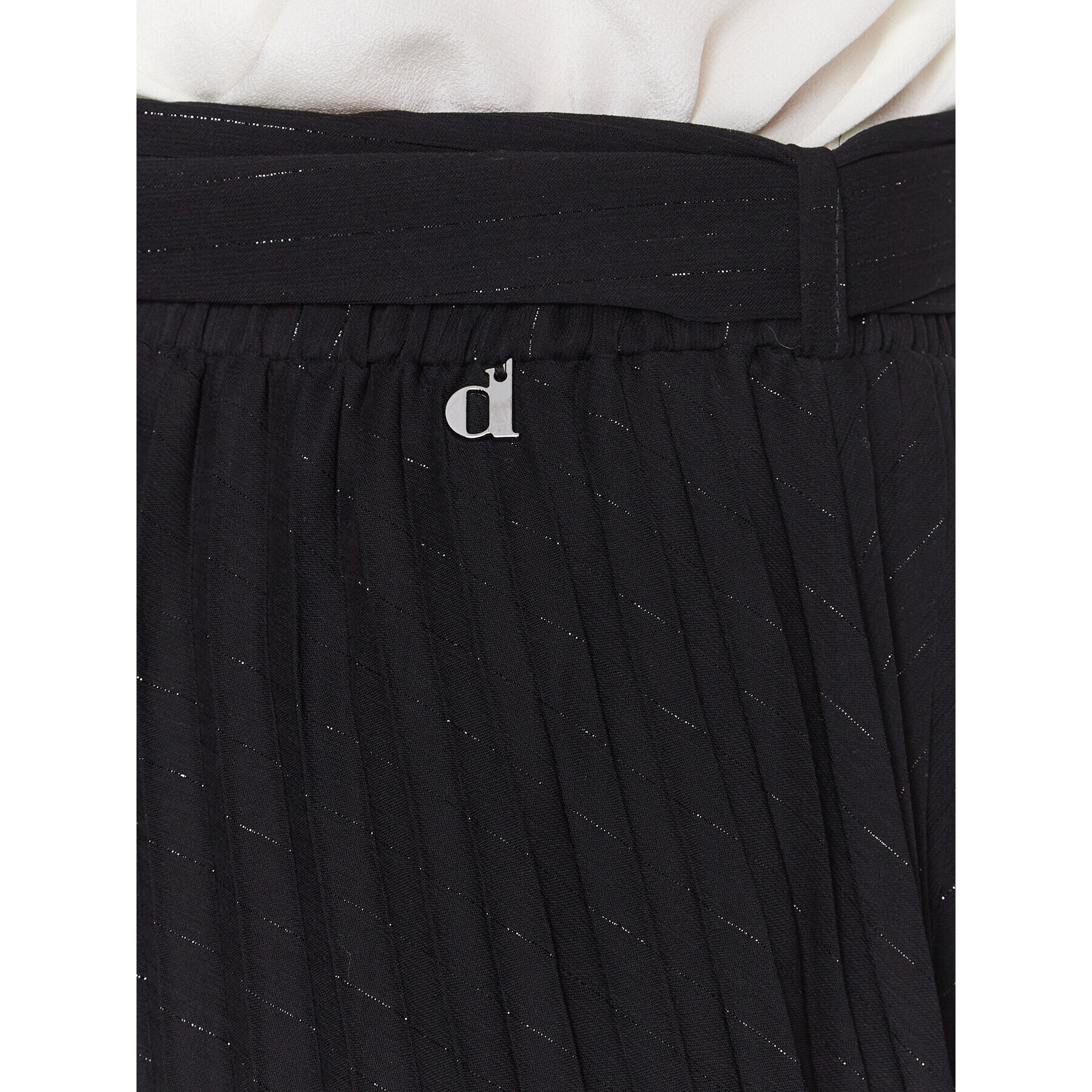 Dixie Fustă plisată G319V007A Negru Regular Fit - Pled.ro