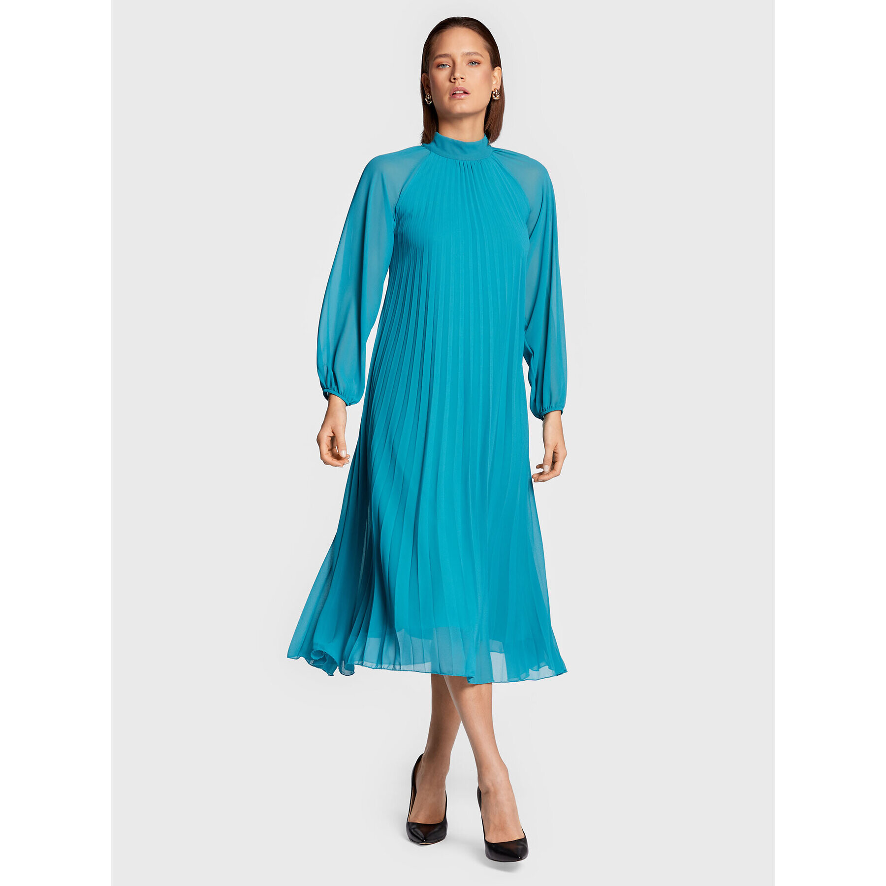 Dixie Rochie cocktail A319U059 Albastru Regular Fit - Pled.ro