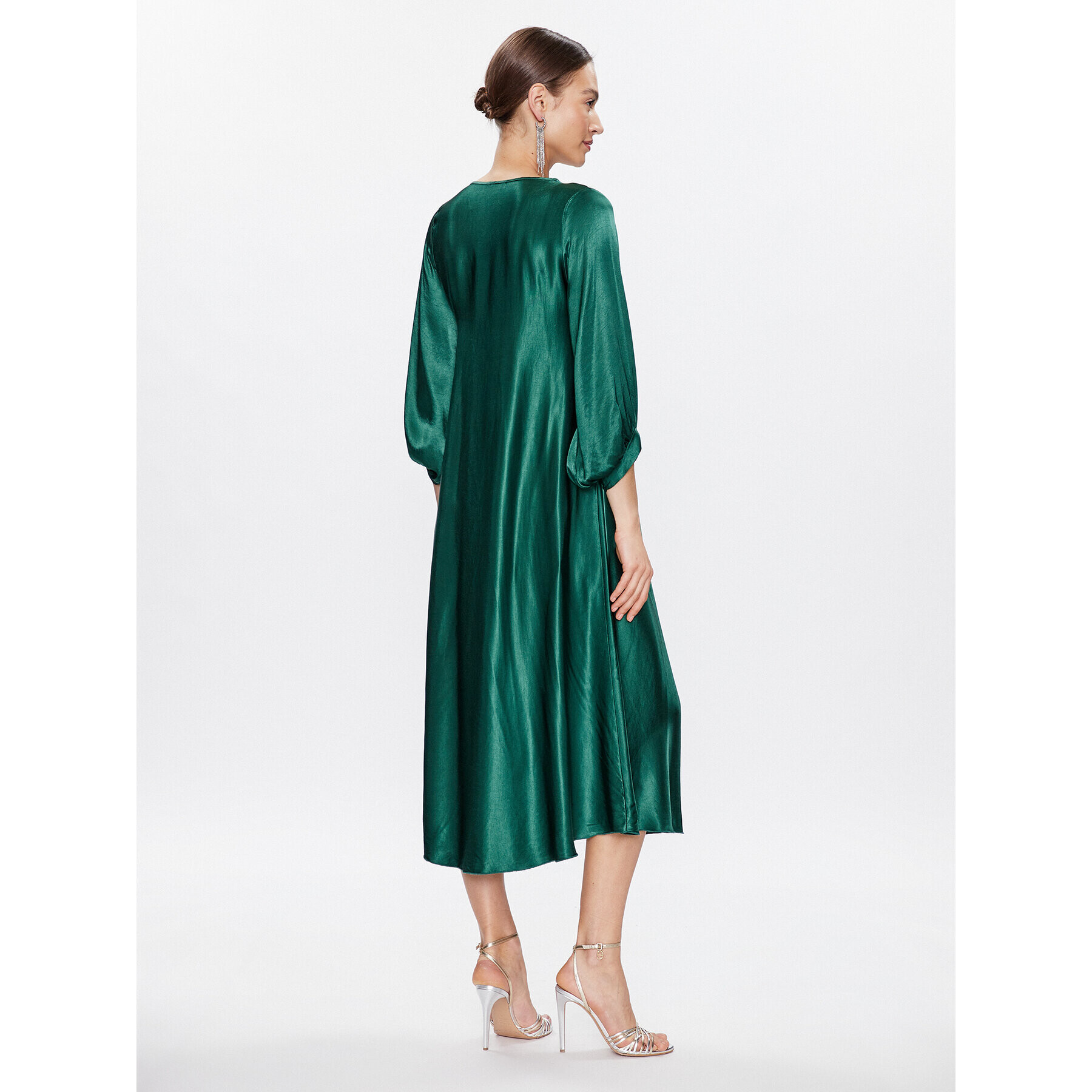 Dixie Rochie de zi A782U048 Verde Regular Fit - Pled.ro